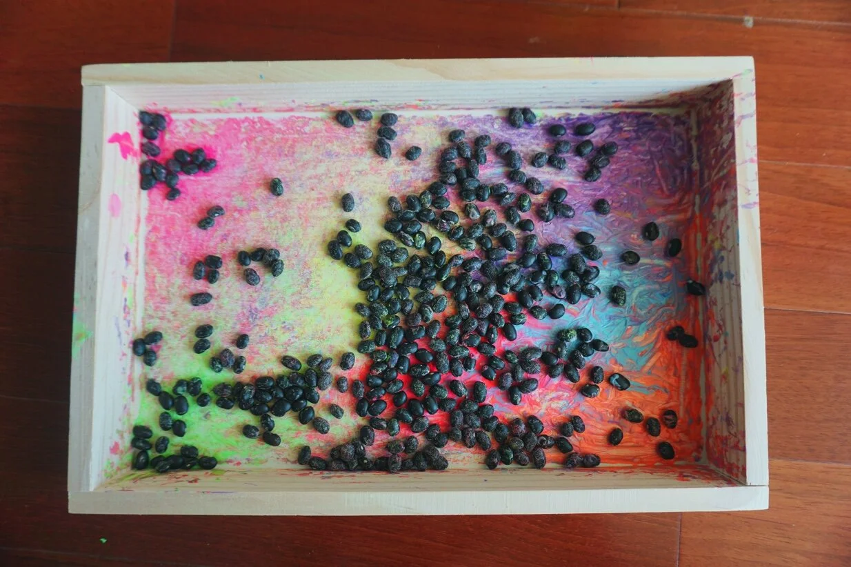 PAINTING WITH BEANS