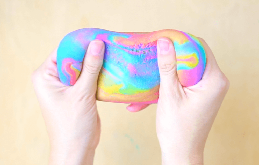 Homemade Rainbow Play Dough - Play Group Party - Meri Cherry