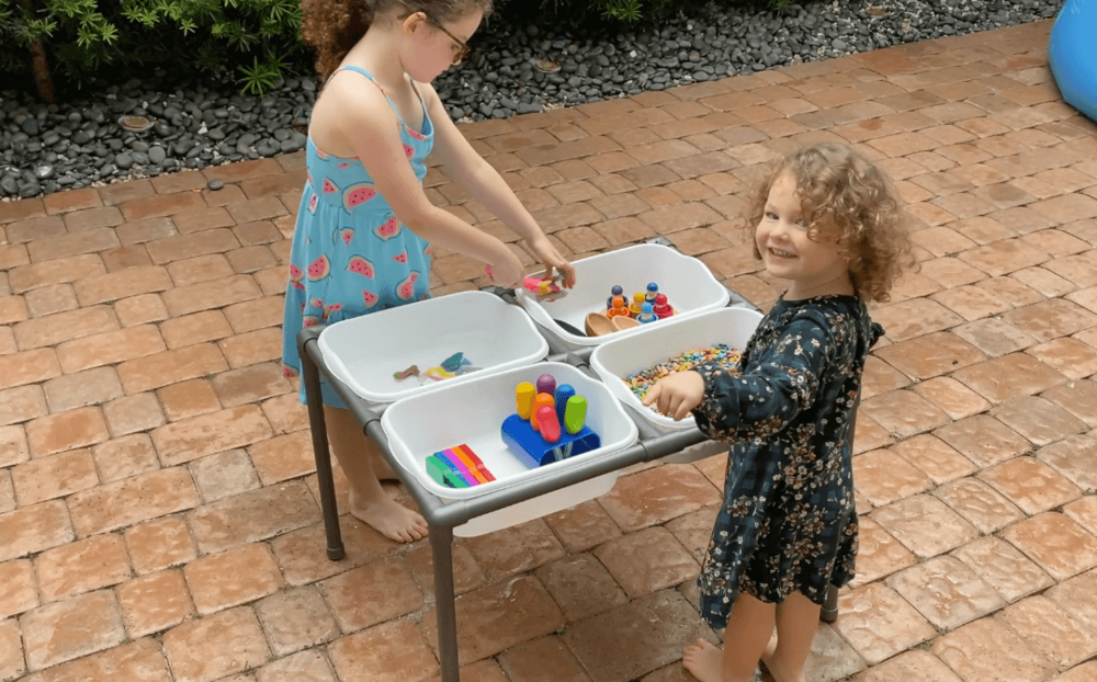 SENSORY TABLE DIY