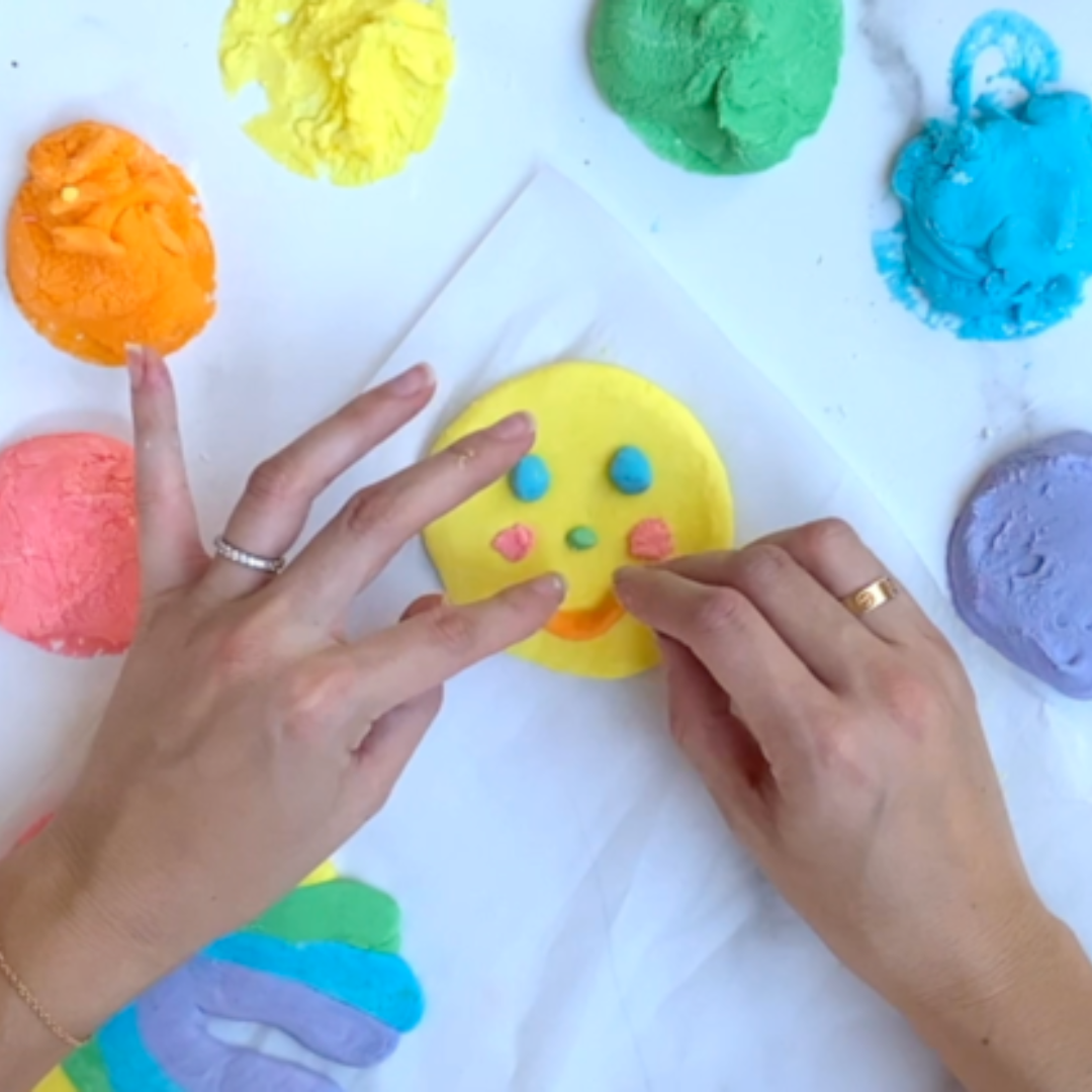 Playdough sensory play benefits