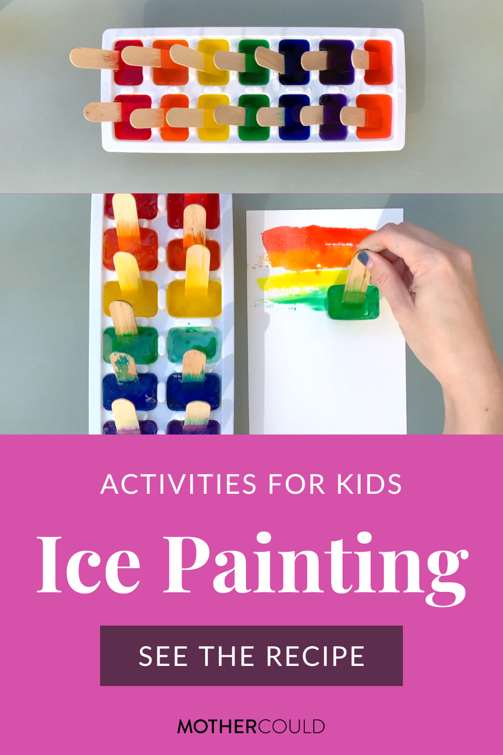 Ice Painting - The Best Ideas for Kids