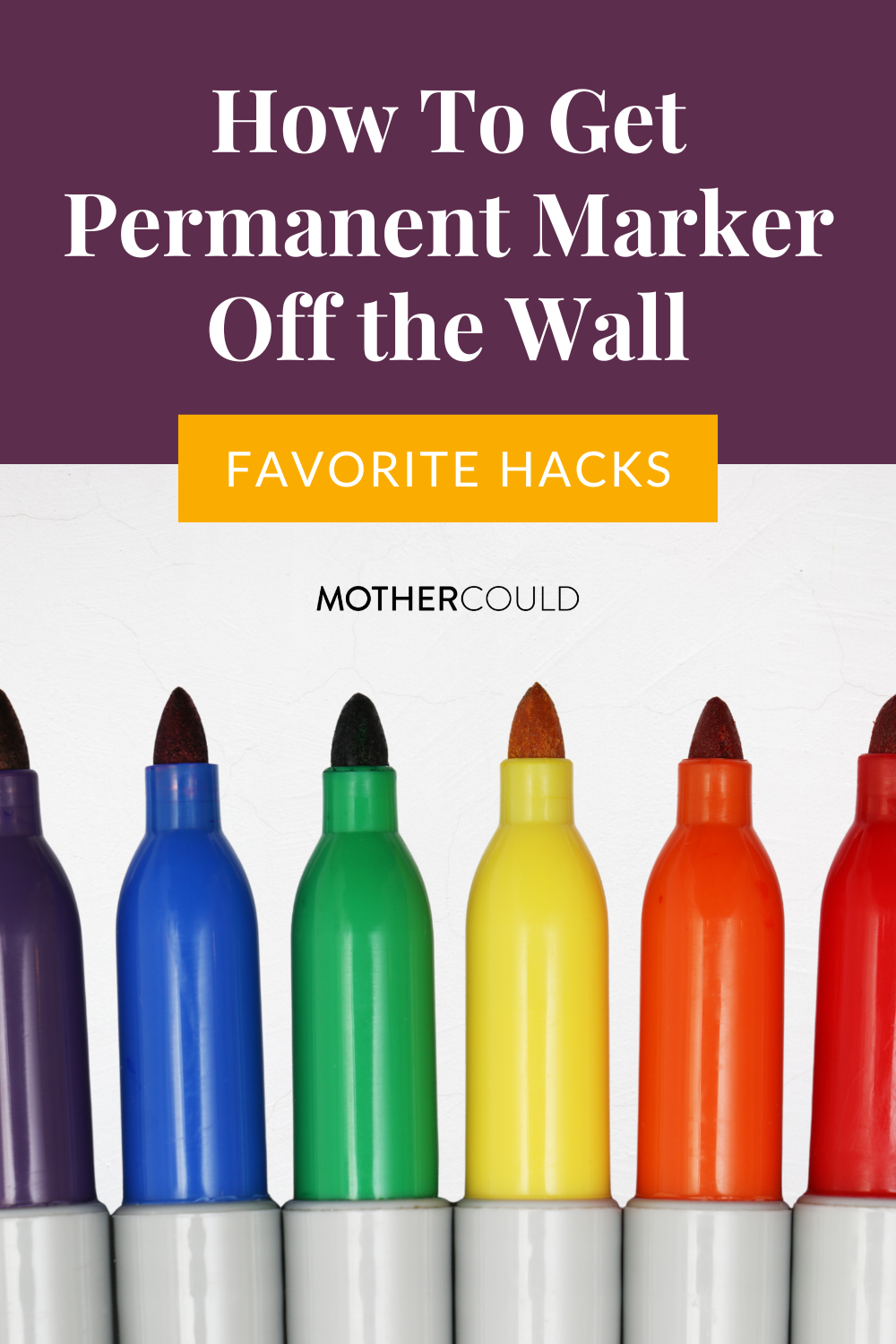 How to Remove Permanent Marker From Just About Anything  Remove permanent  marker, Permanent marker, Deep cleaning tips