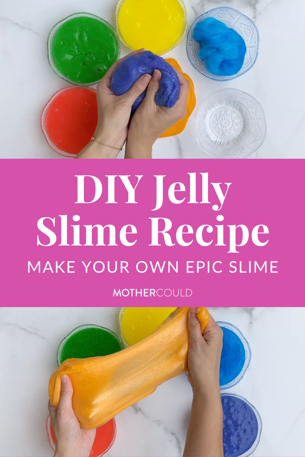 The Best Homemade Basic Slime Recipe for Hours of Fun! - Mom Does