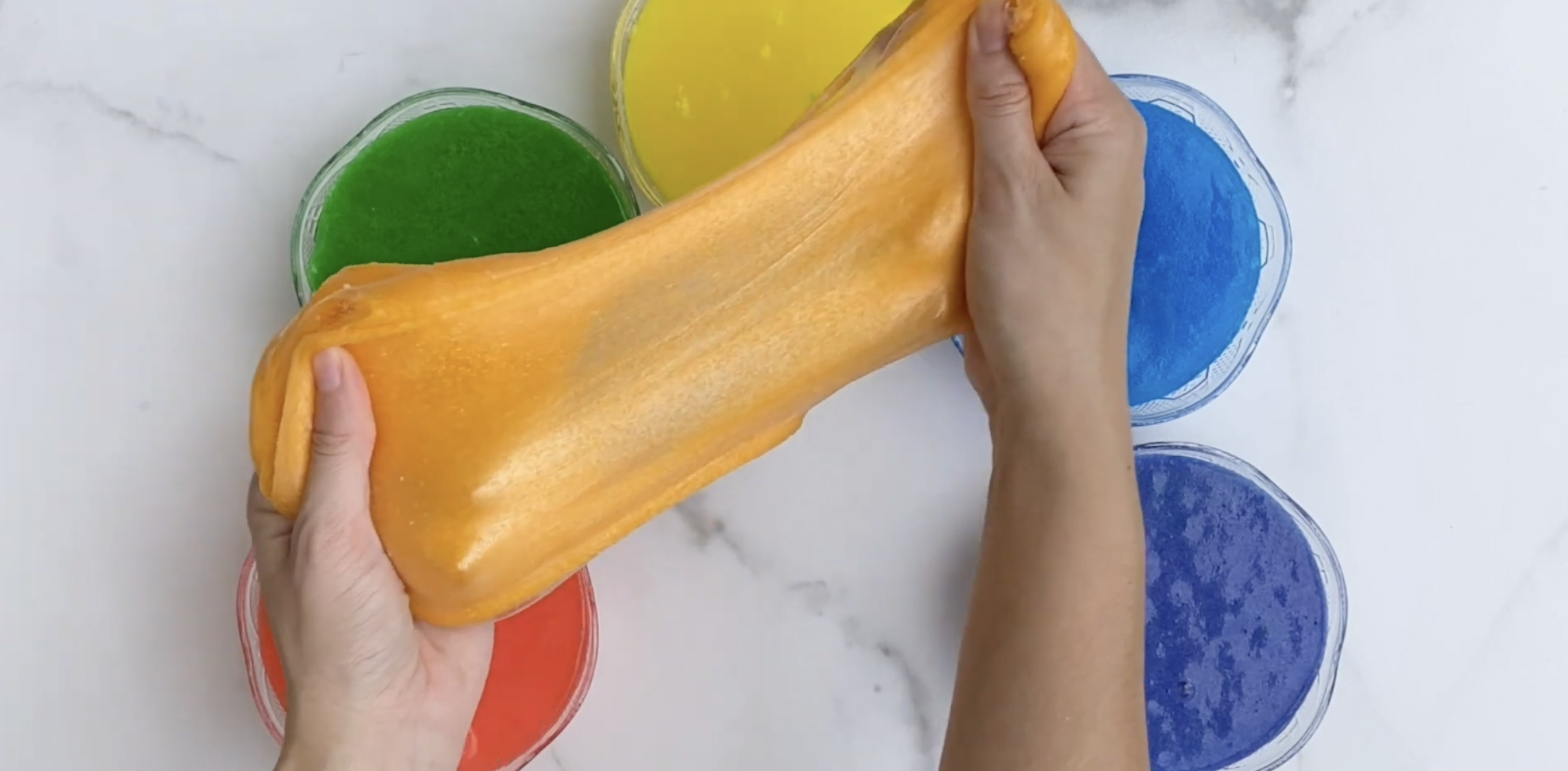 How to Make Easy Clear Slime Recipe - Best Clear Slime - Natural