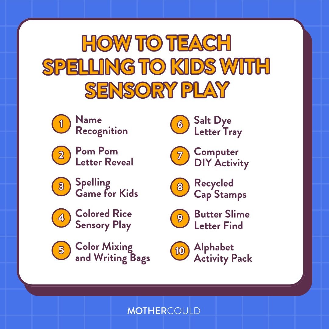 How to Teach Spelling to Kids With Sensory Play