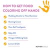How to Get Food Coloring Off Hands