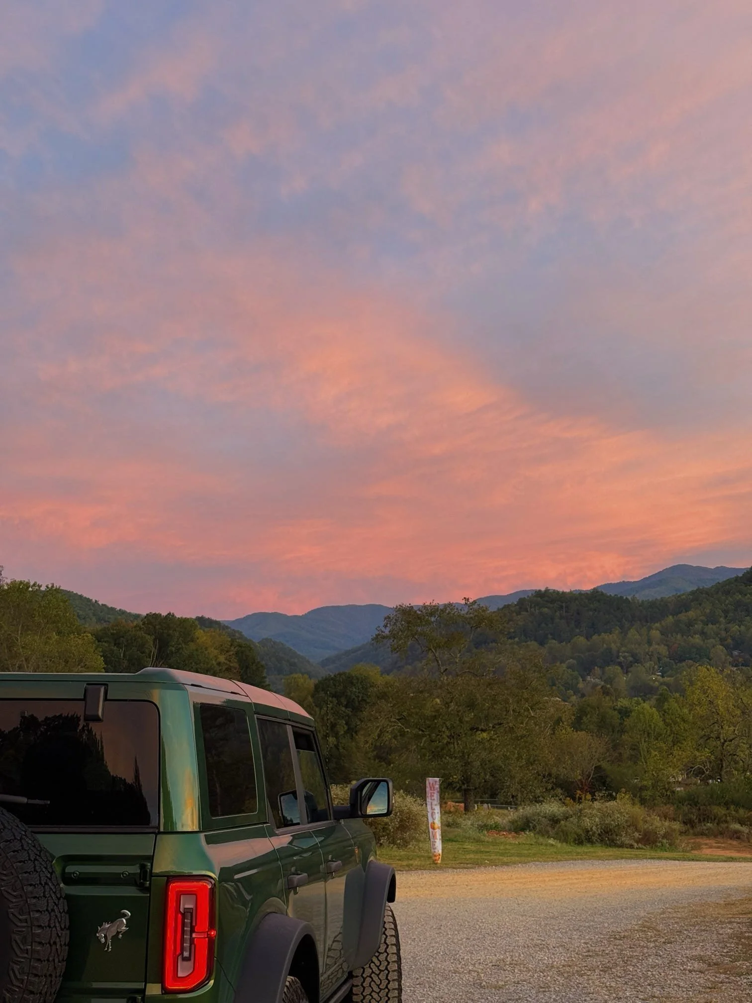 Hugged by the Mountains