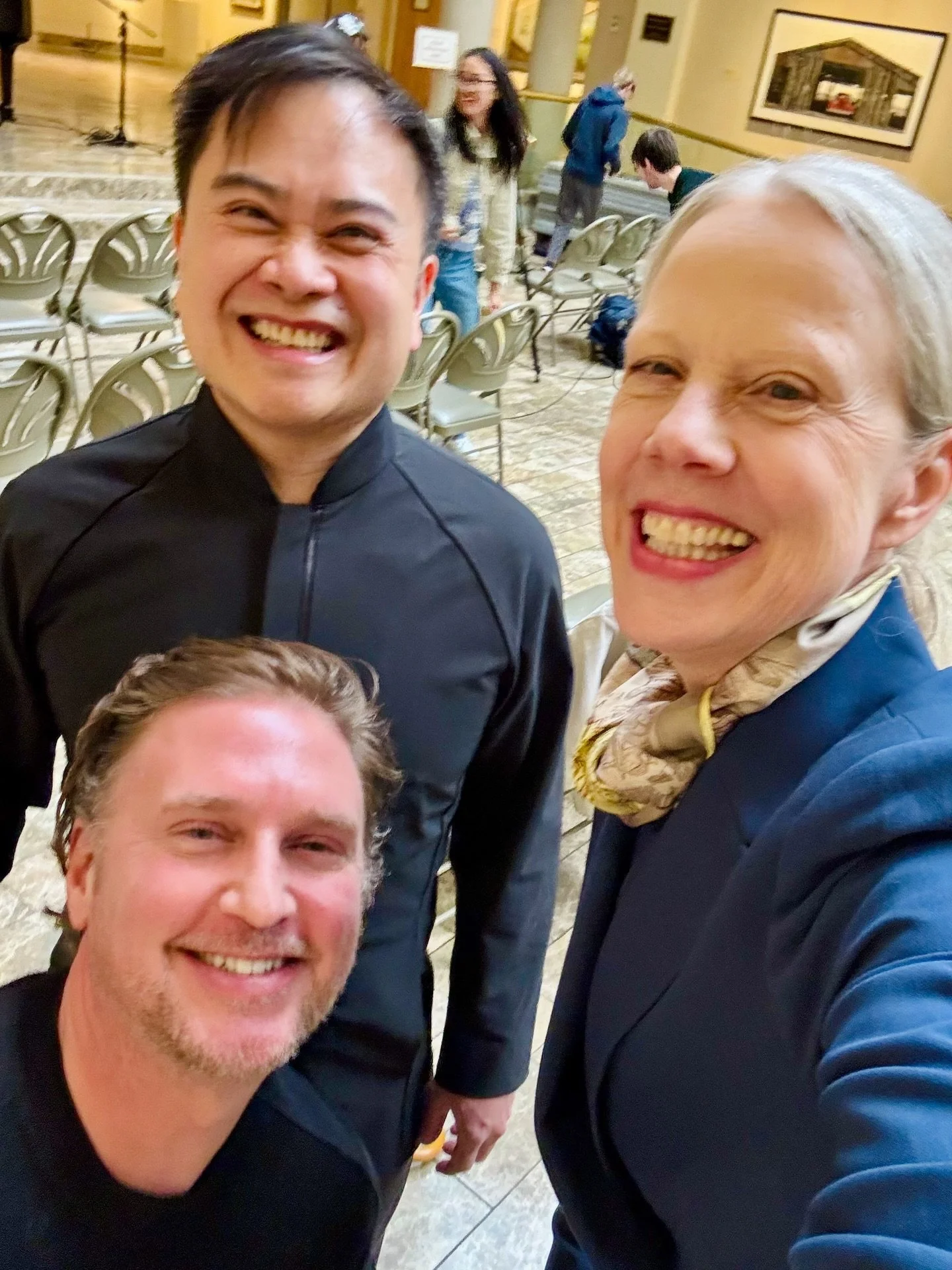 So much fun having Dr. Channing Yu on campus for a magical performance of Liszt&rsquo;s b-minor sonata. Added bonus: @pianoweekfest reunion 😊❤️🎹