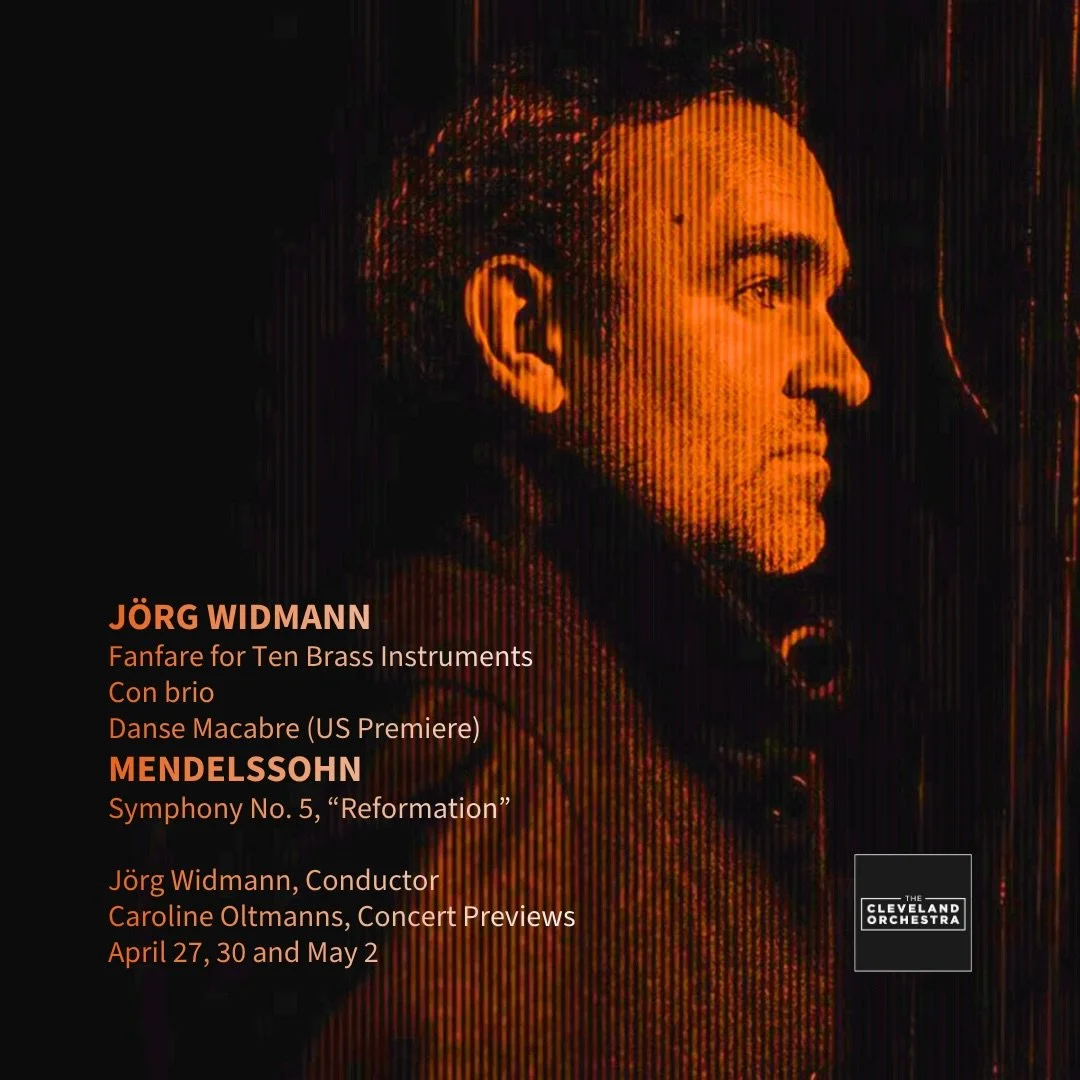 So looking forward to presenting MUSIC IN DEPTH for @cleveorch on Monday, April 27 at 4:00pm ET.
Join the online preview, and learn about the magnificent program. 

Preparing for these previews is always such a joy!
In March I got to talk with J&ouml