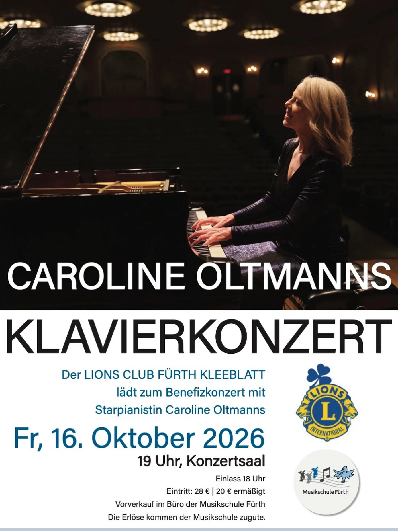 Looking forward to contributing to the work of @lionsclub_fuerthkleeblatt with my music #benefitconcert #lionsclubinternational #concertpianist