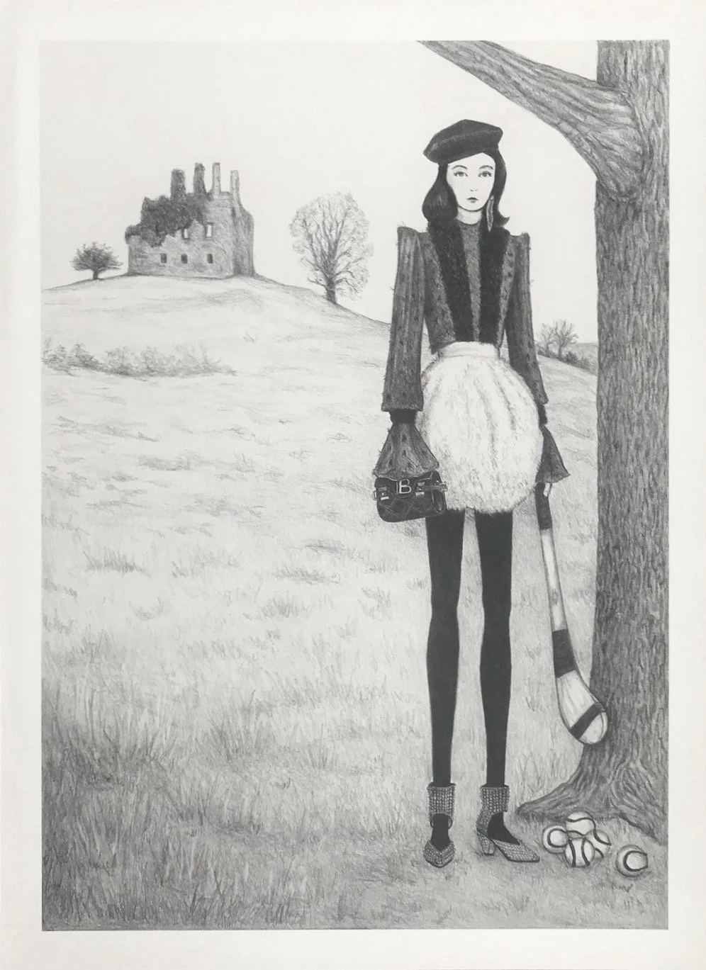 A4 Fine Art Print (Balmain Camóg)