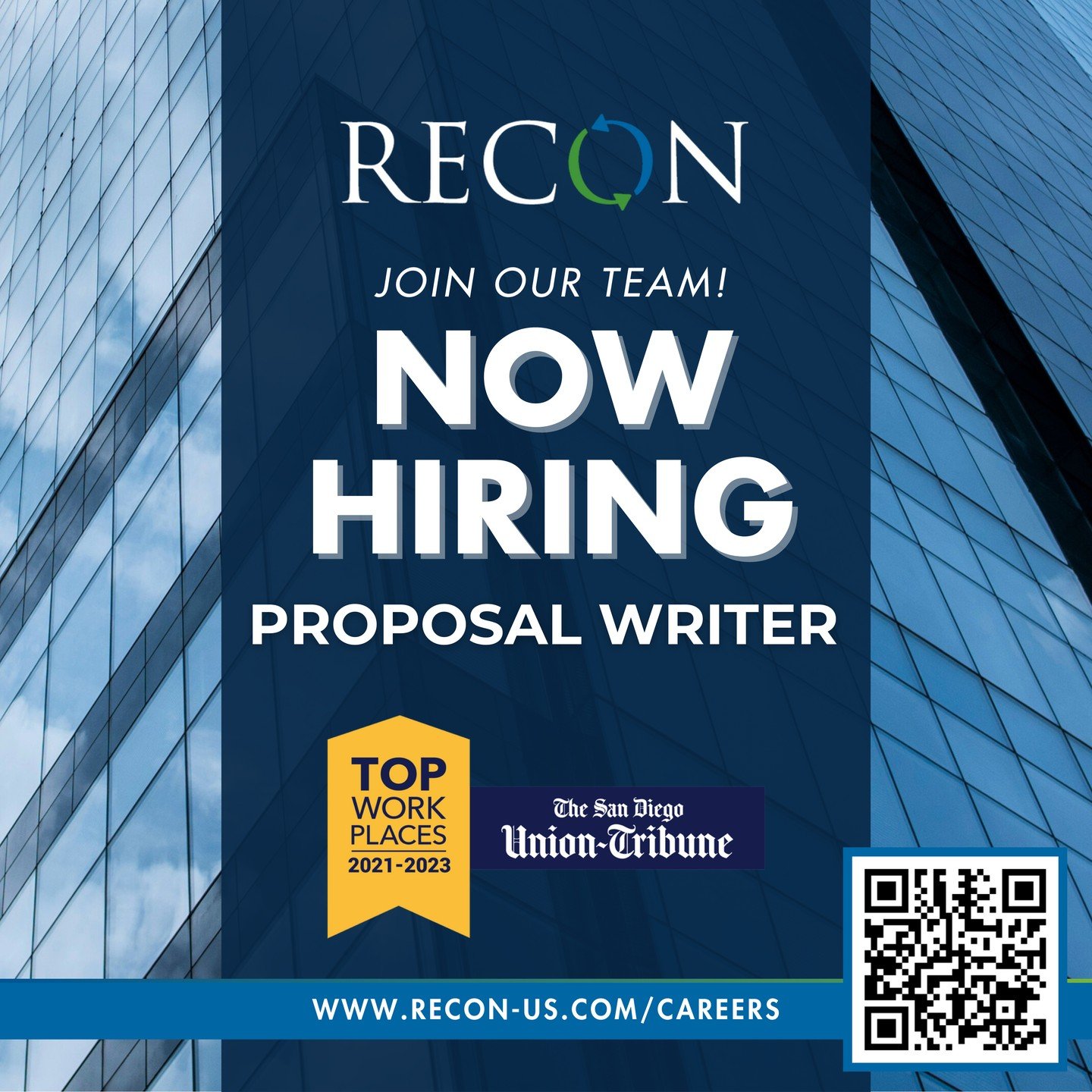 Join our team as a Proposal Writer! Check out our website for more information. #sandiegojobs #proposals #grants #writer