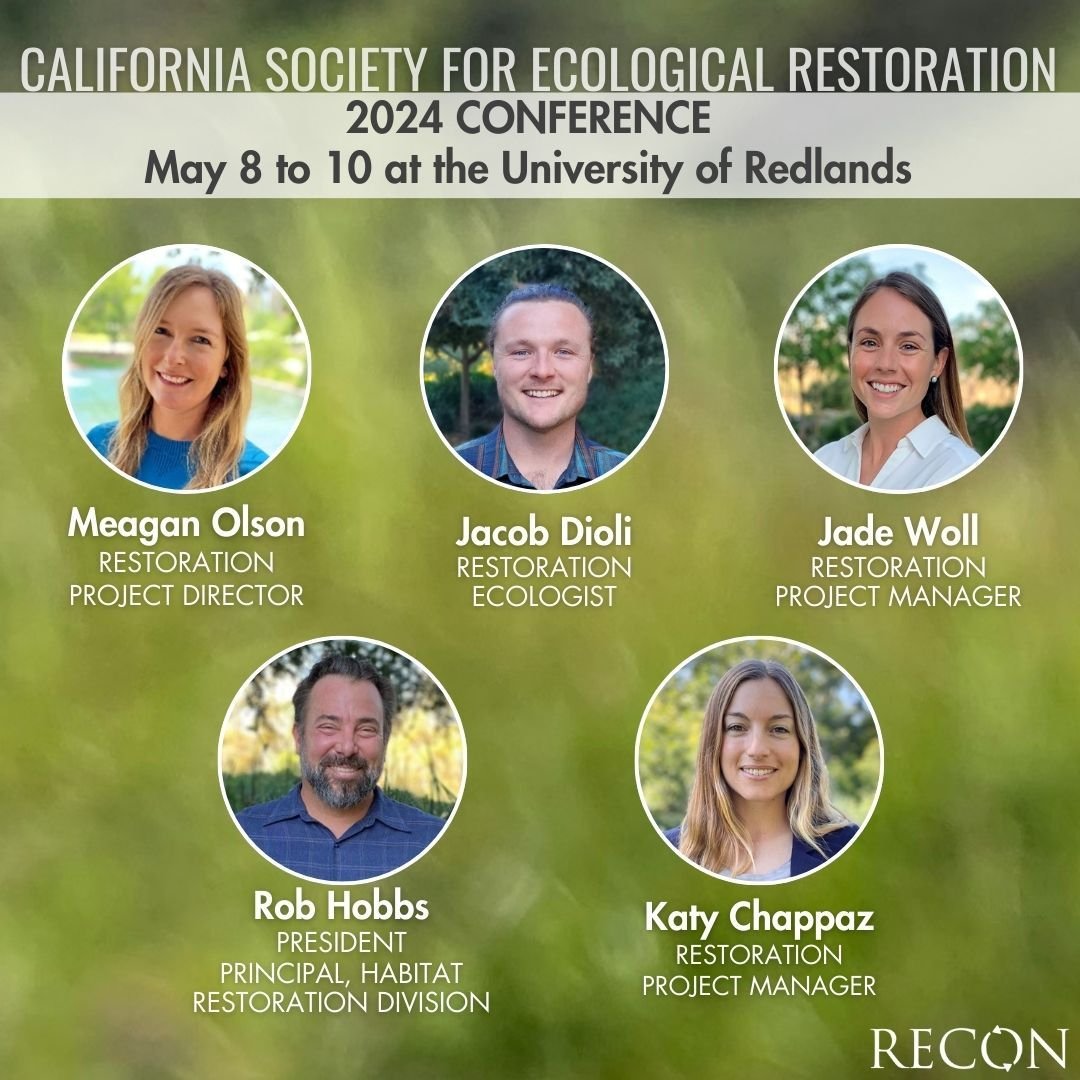 We are a proud sponsor of the @sercal_restoration 2024 Conference @universityofredlands, May 8-10! Swing by our booth to say hello and catch up. Plus, don't miss out on the insightful presentations and sessions led by our team!
