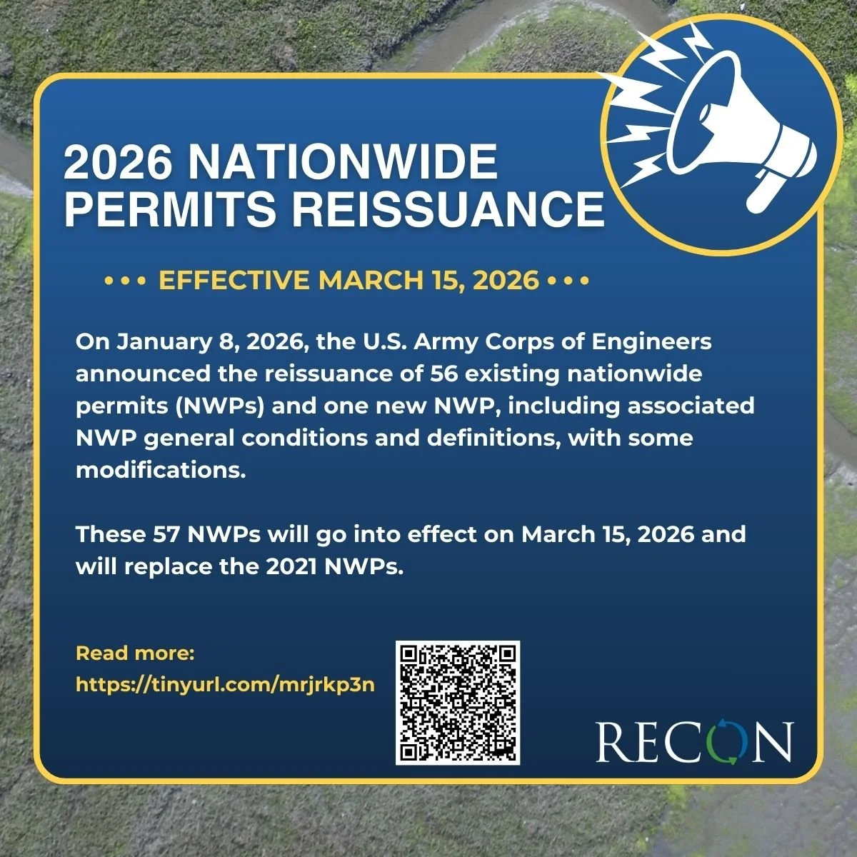 Reach out to our regulatory group if you have questions on how this may affect your project!