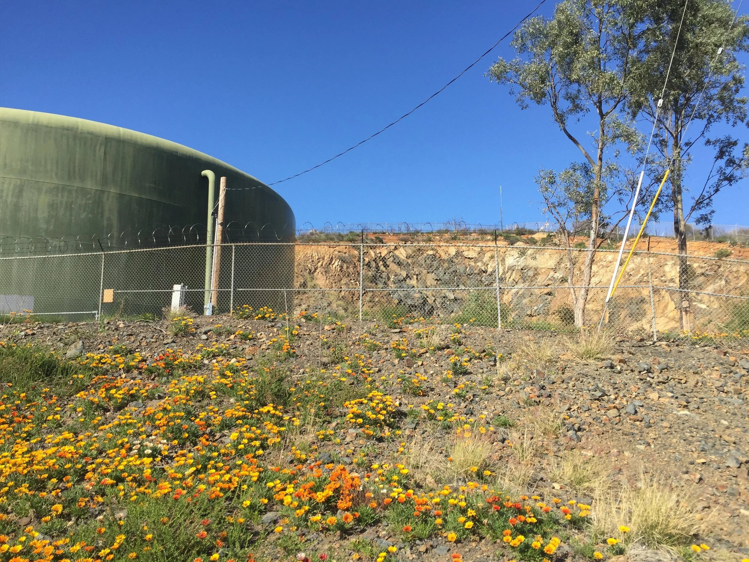 RECON photograph of a public utilities project