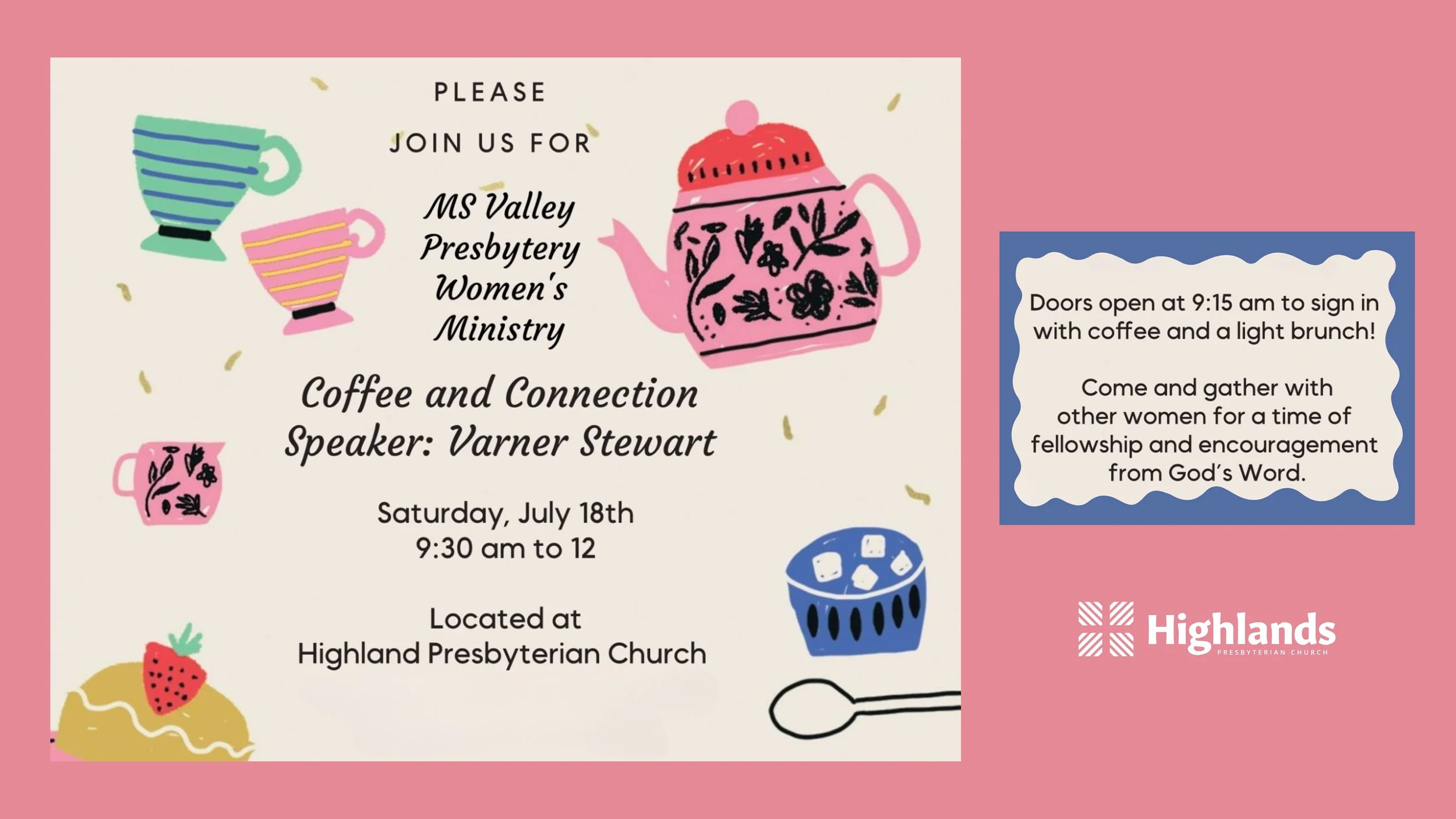 MS Valley Presbytery Women’s Ministry Coffee &amp; Connection
