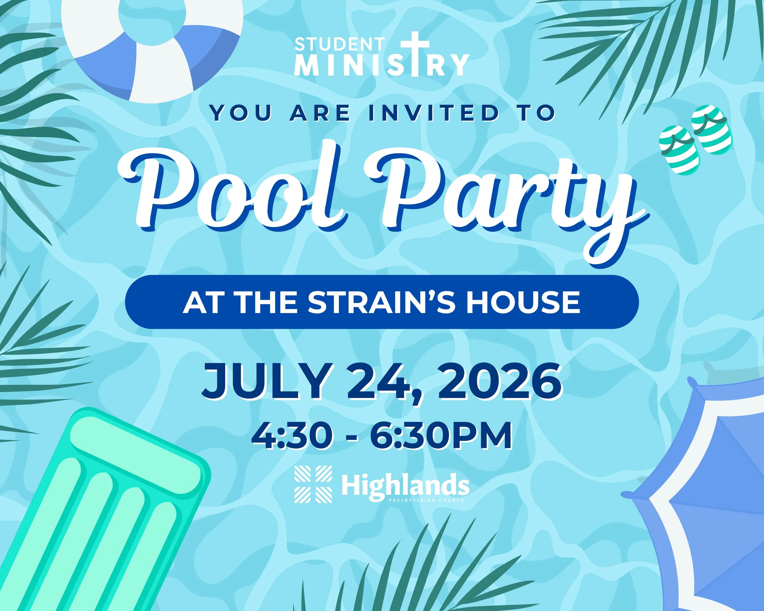 Student Ministry Pool Party