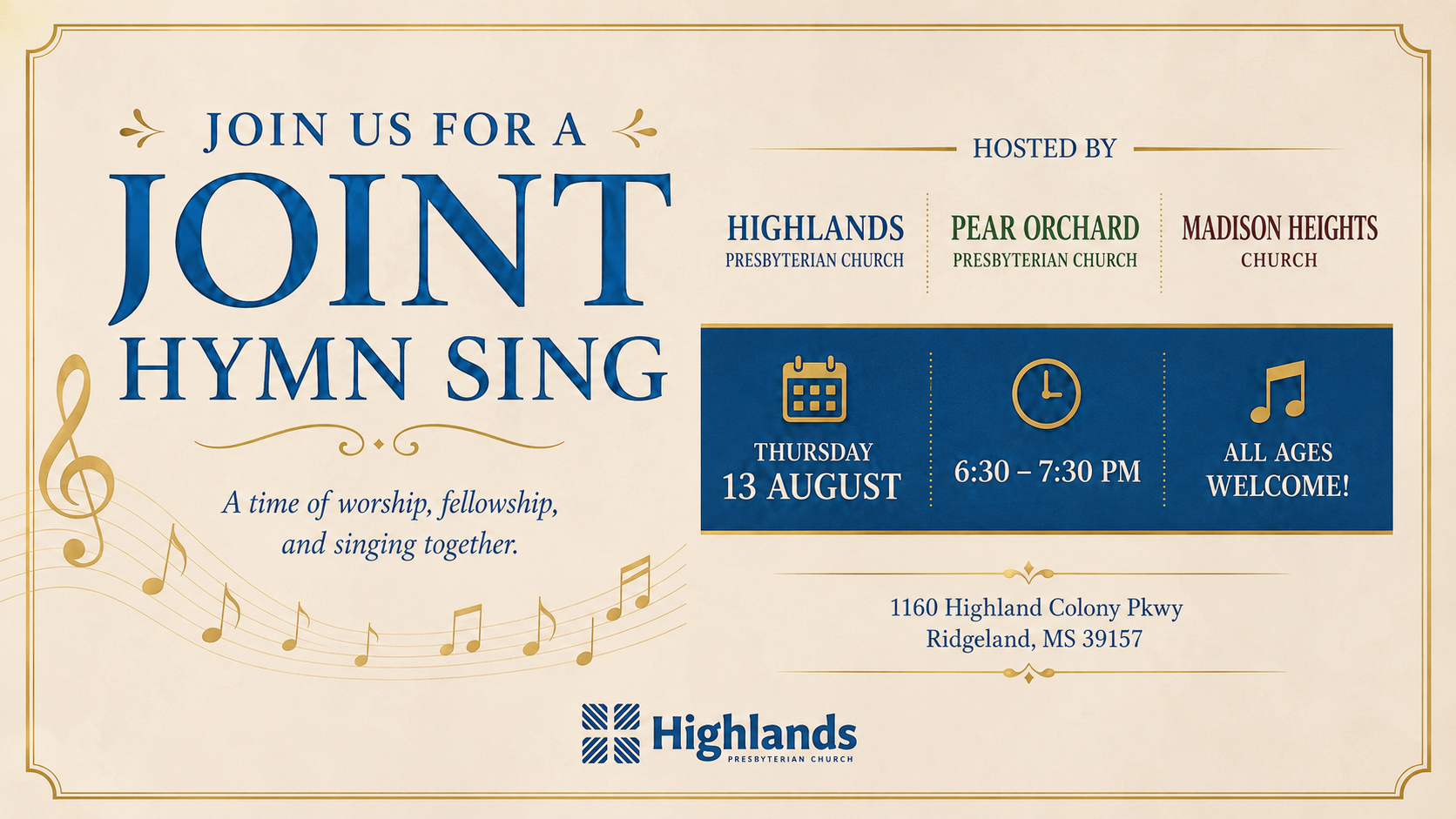 Joint Hymn Sing