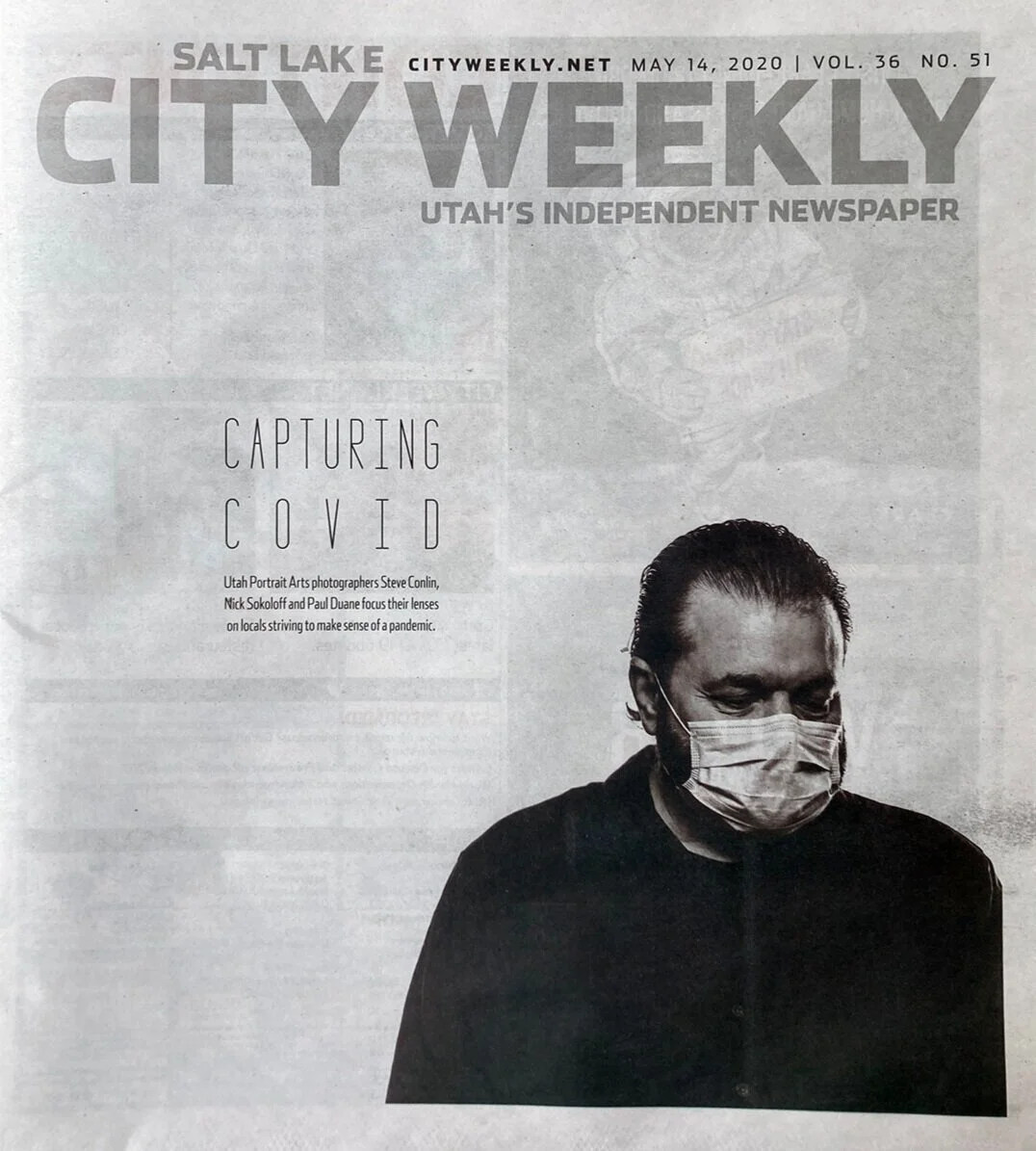City Weekly Pandemic Portraits - Salt Lake City Commercial Photographer Nick Sokoloff