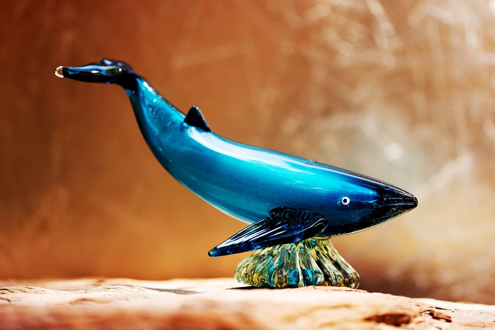 Salt Lake City Product Photographer - Nick Sokoloff - photo of glass whale