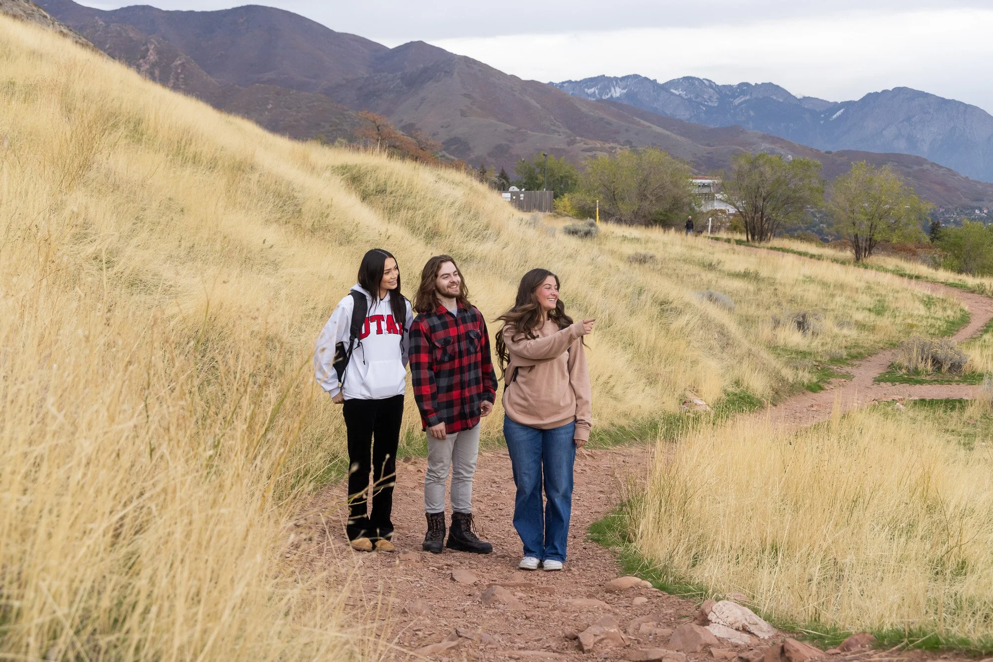 University of Utah - Students walking in Red Butte Garden  - Salt Lake City Portrait & Commercial Photographer Nick Sokoloff