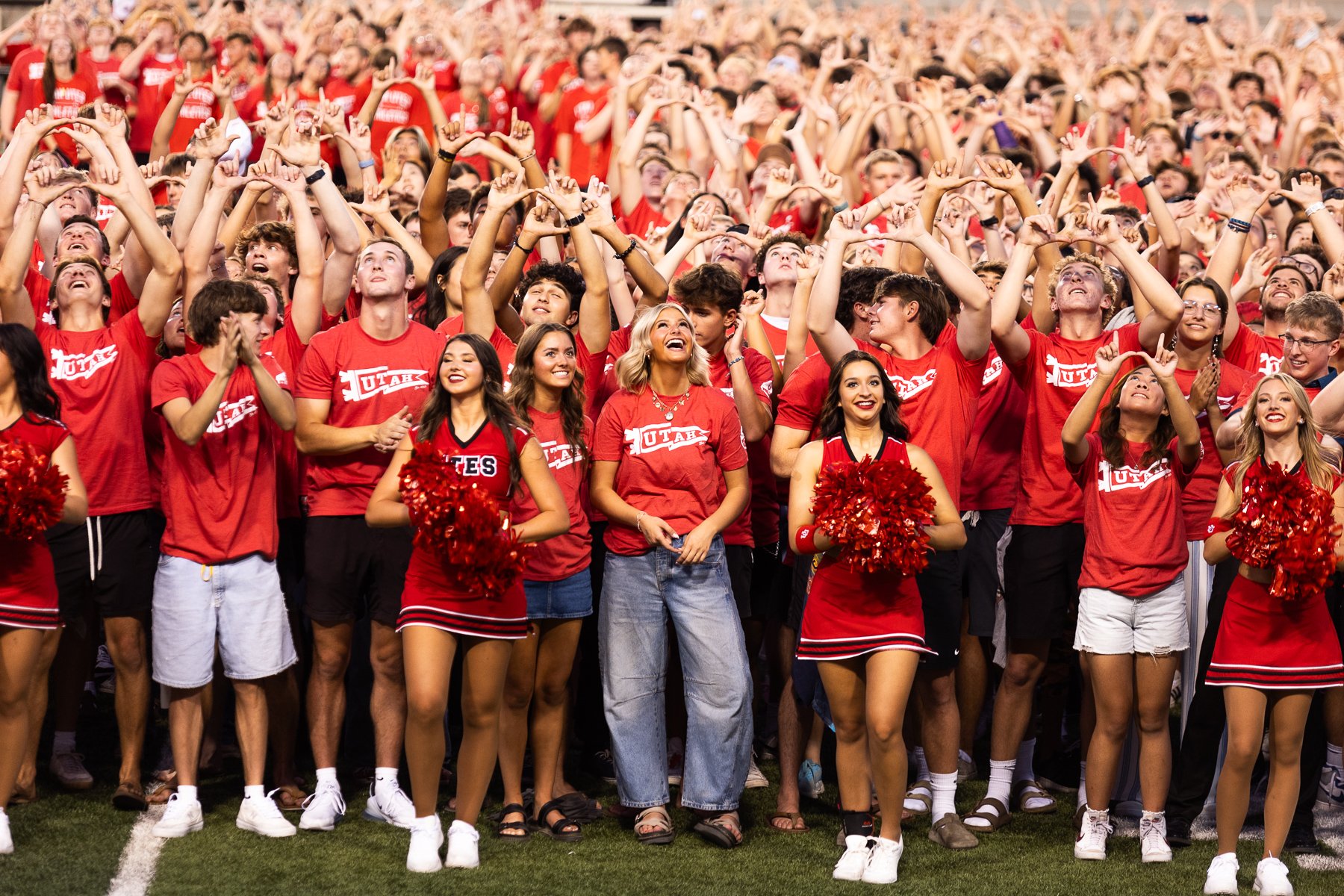 University of Utah - Block U freshman welcome  - Salt Lake City Portrait & Commercial Photographer Nick Sokoloff
