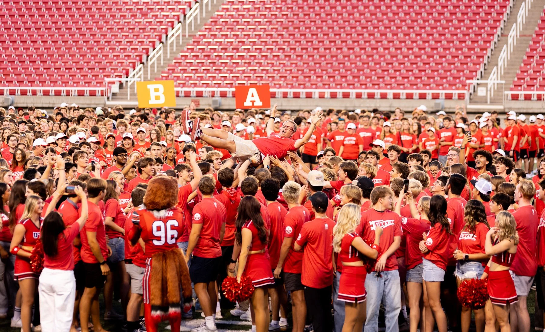 University of Utah - Block U freshman welcome  - Salt Lake City Portrait & Commercial Photographer Nick Sokoloff