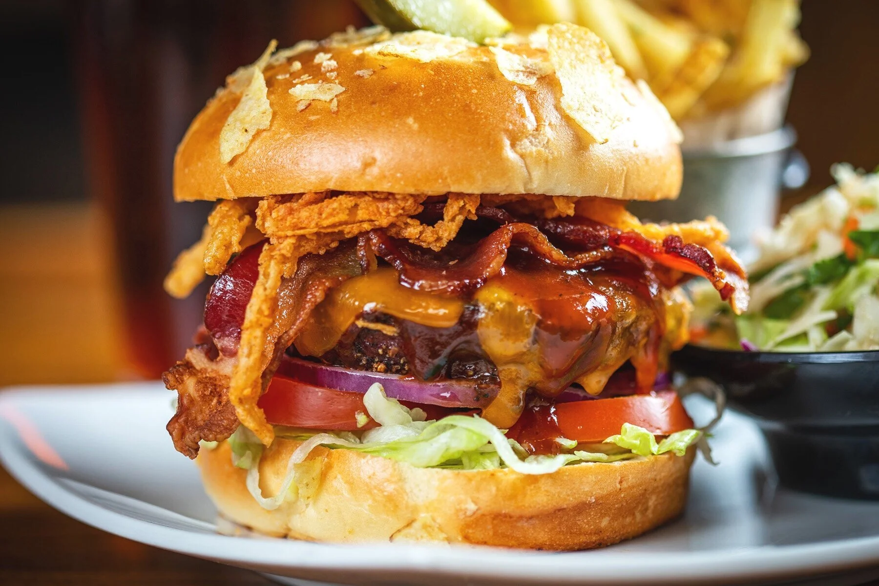 Salt Lake City and Park City Food Photographer - Nick Sokoloff photo of hamburger
