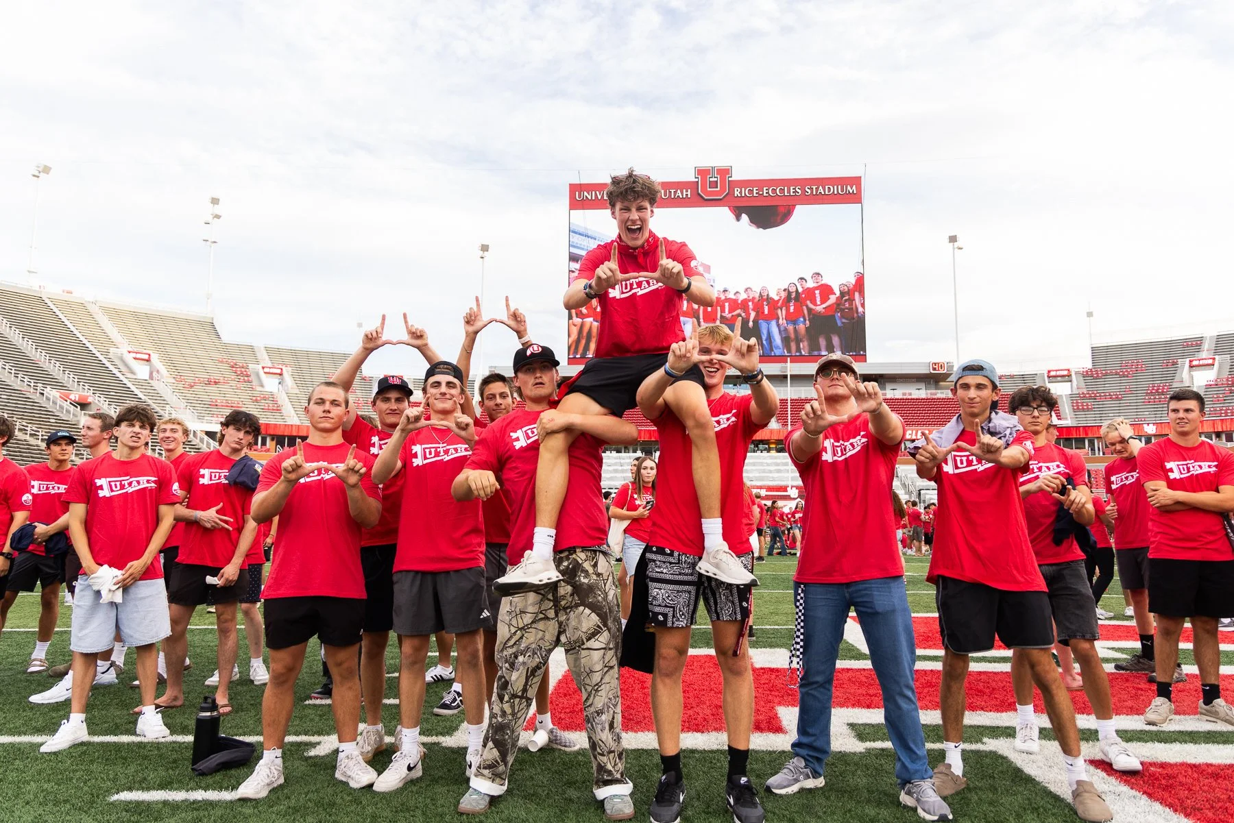 University of Utah - Block U freshman welcome  - Salt Lake City Portrait & Commercial Photographer Nick Sokoloff