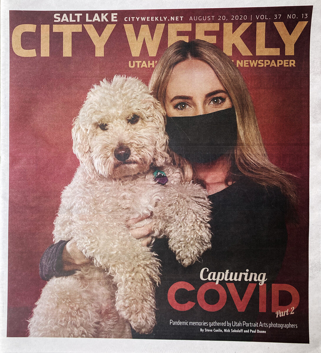 City Weekly Pandemic Portraits - Salt Lake City Commercial Photographer Nick Sokoloff