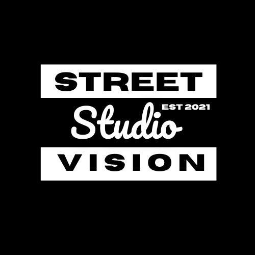 Logo for Street Studio Vision, established 2021, with bold black and white design.