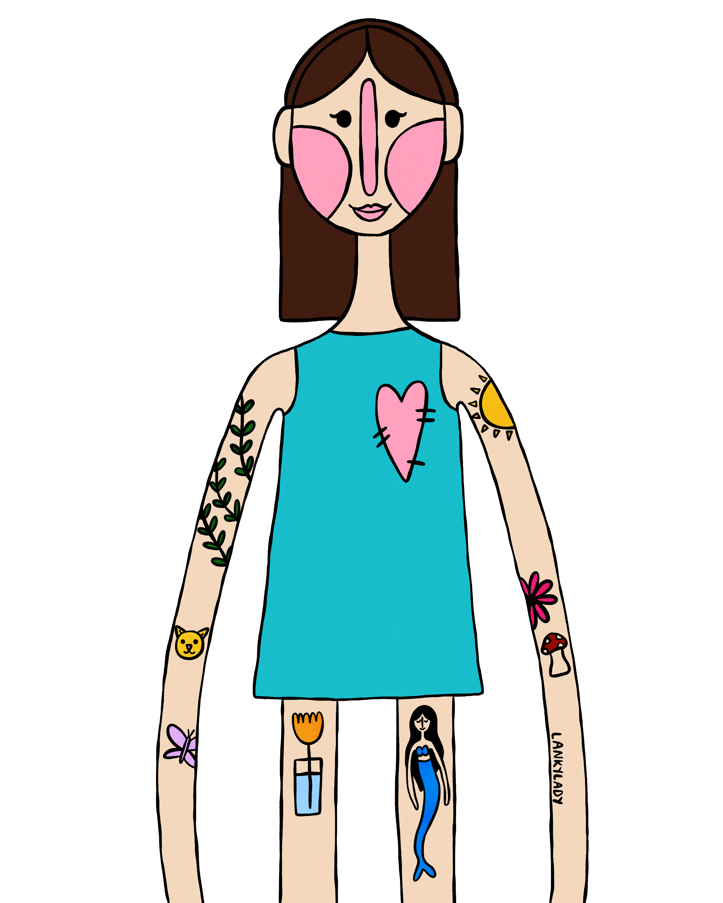 "tattooed lady experiment" 