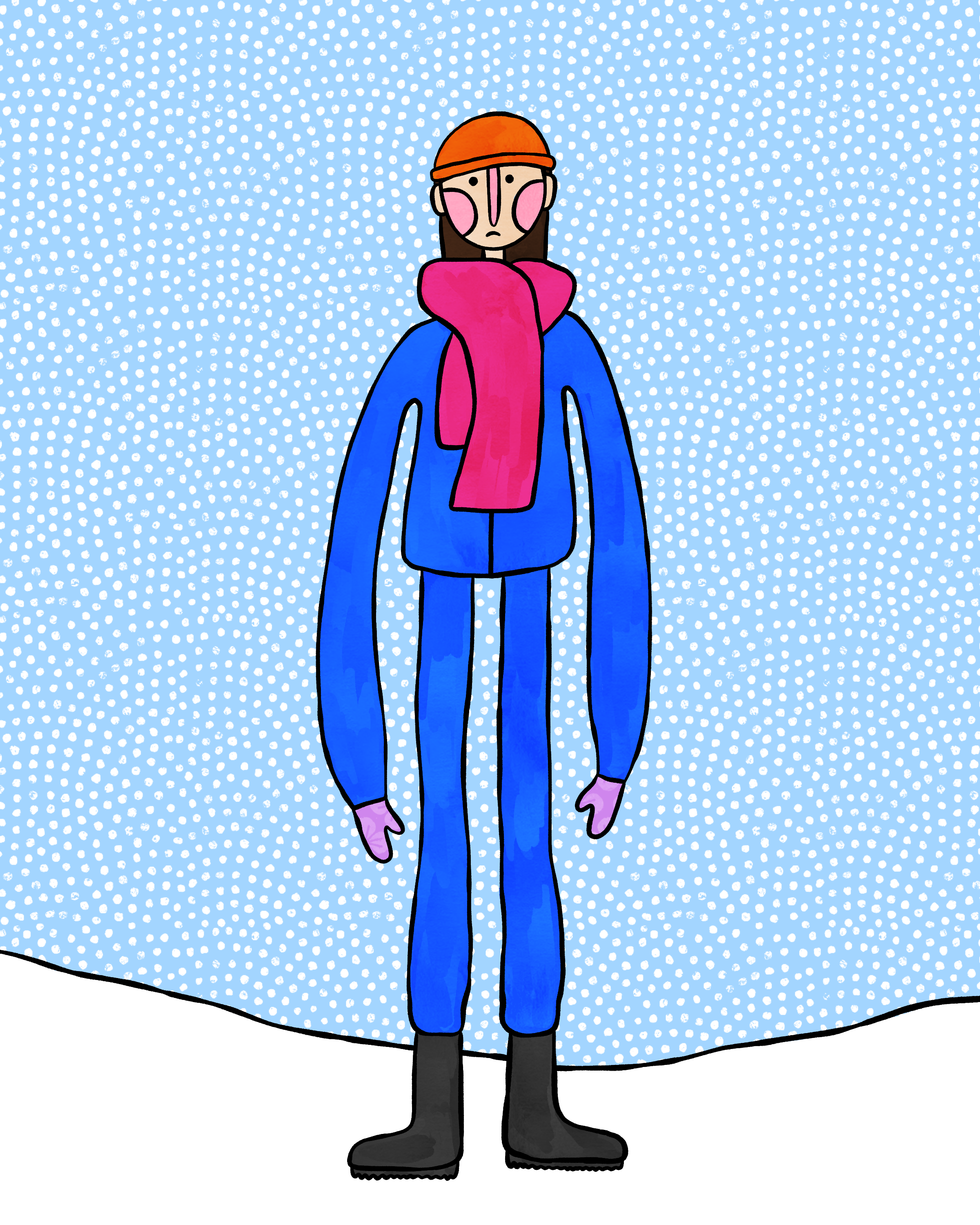 "not looking forward to the cold and snow this weekend" 