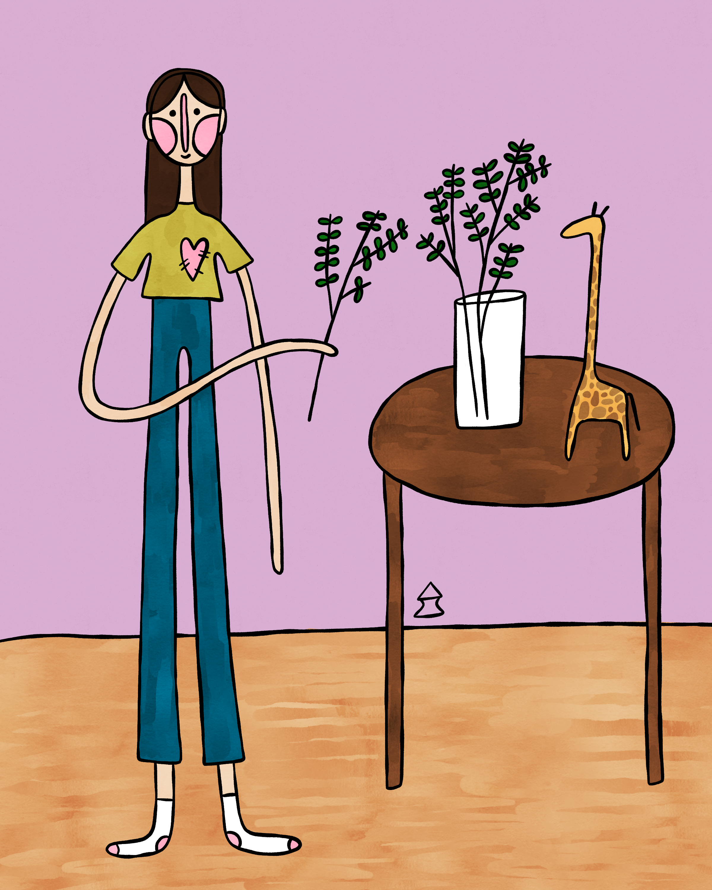 "giraffes eat acacia trees" 