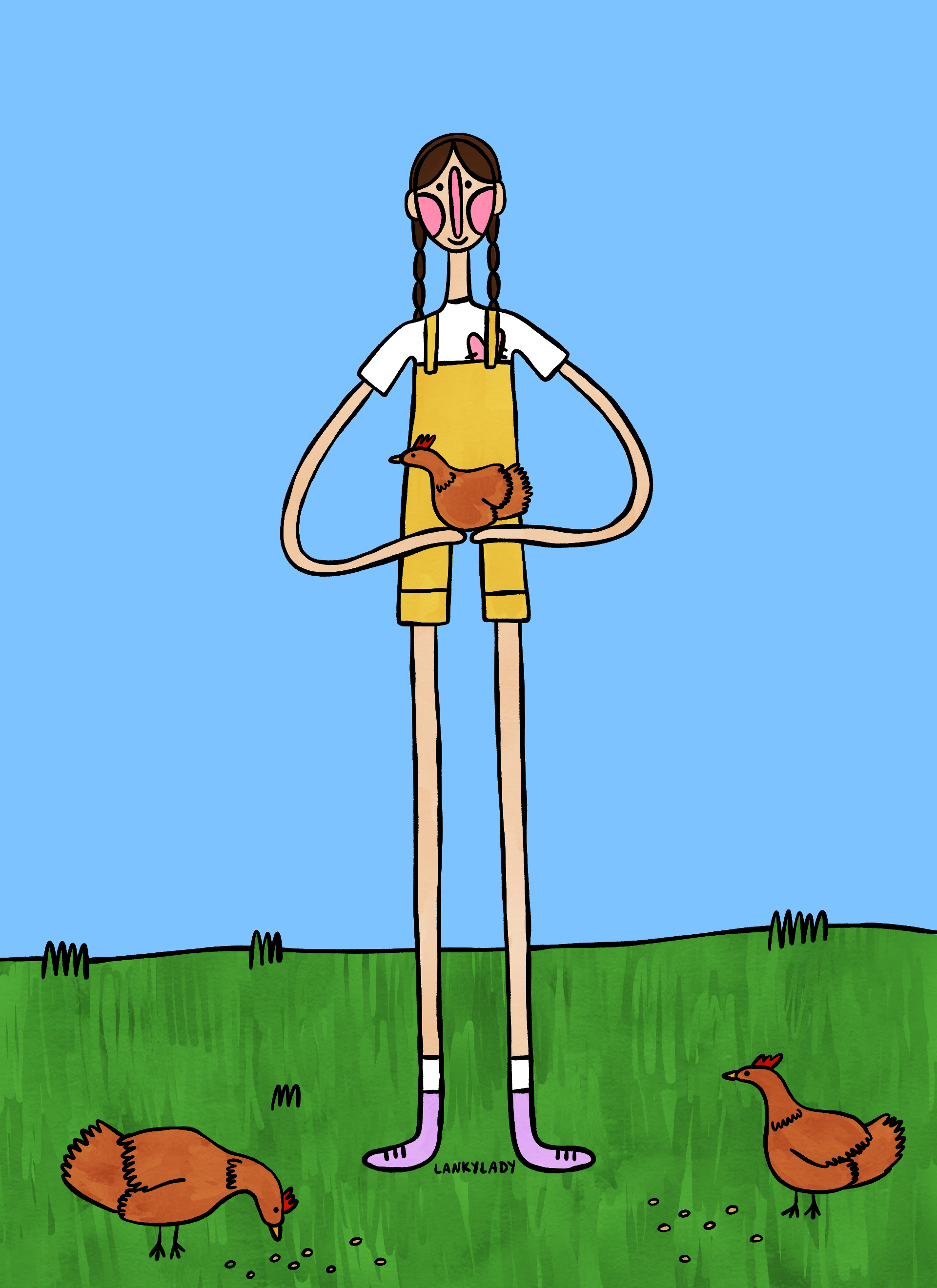 "chickens!" 