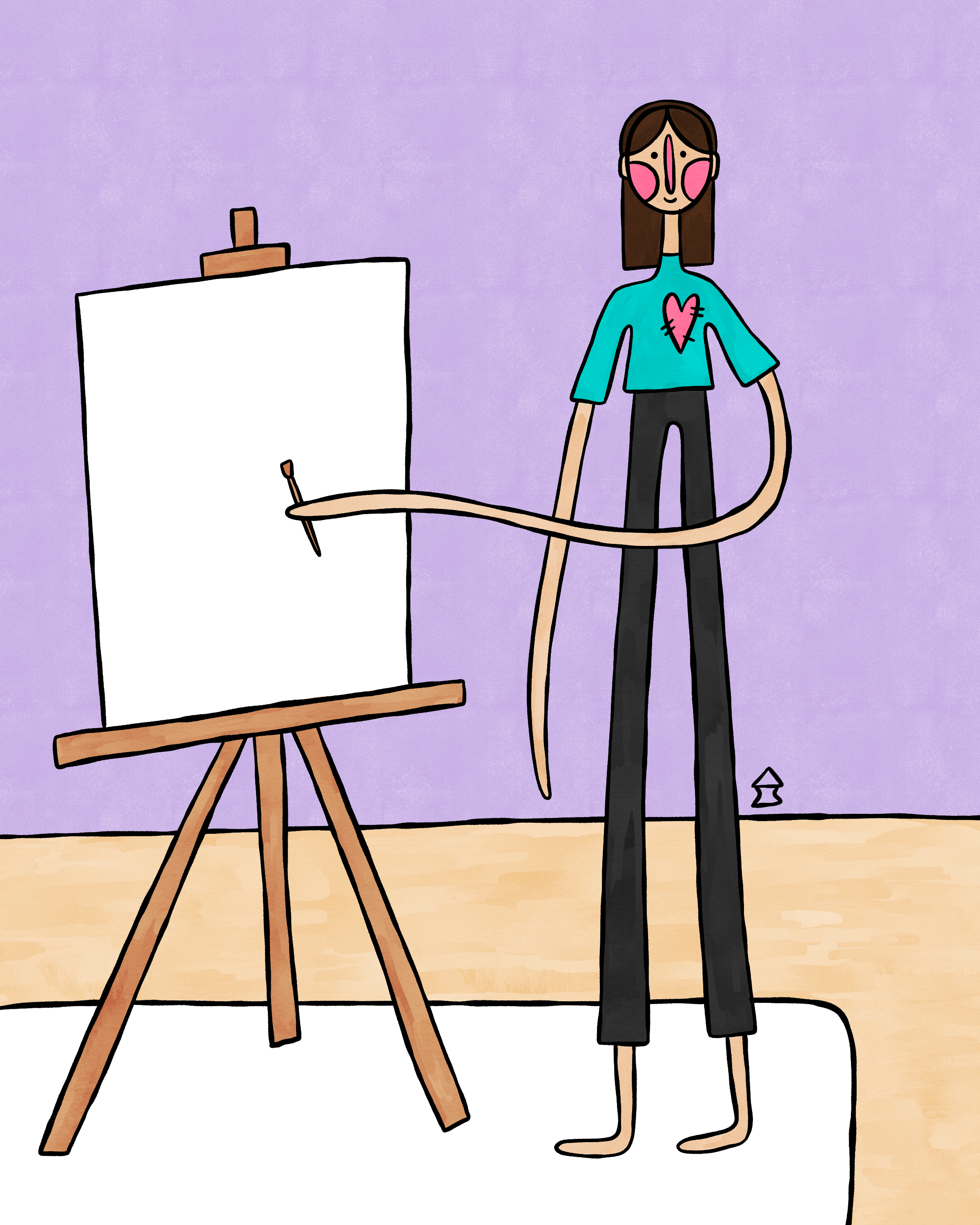 "bought some canvas today" 