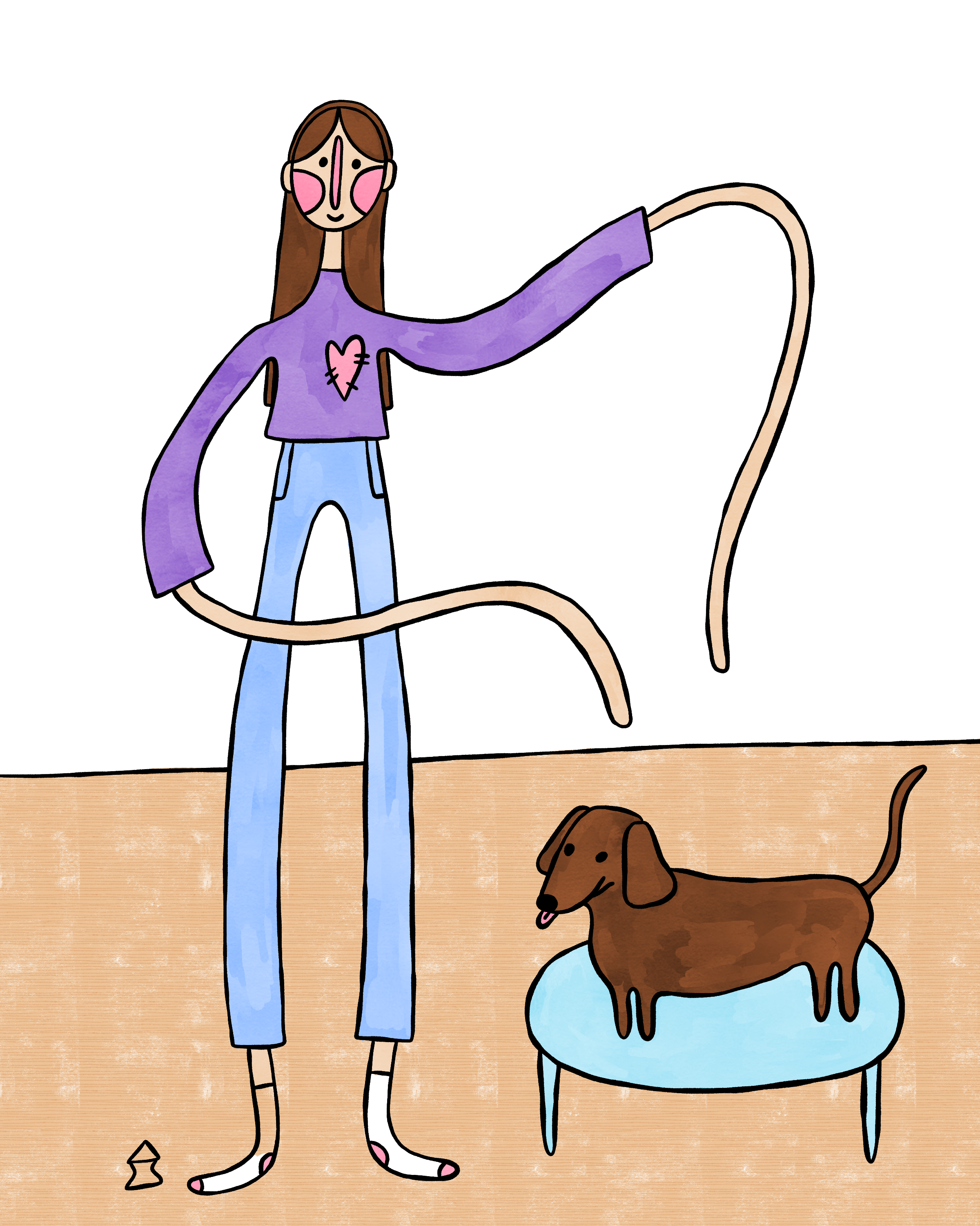 "check out that dog" 