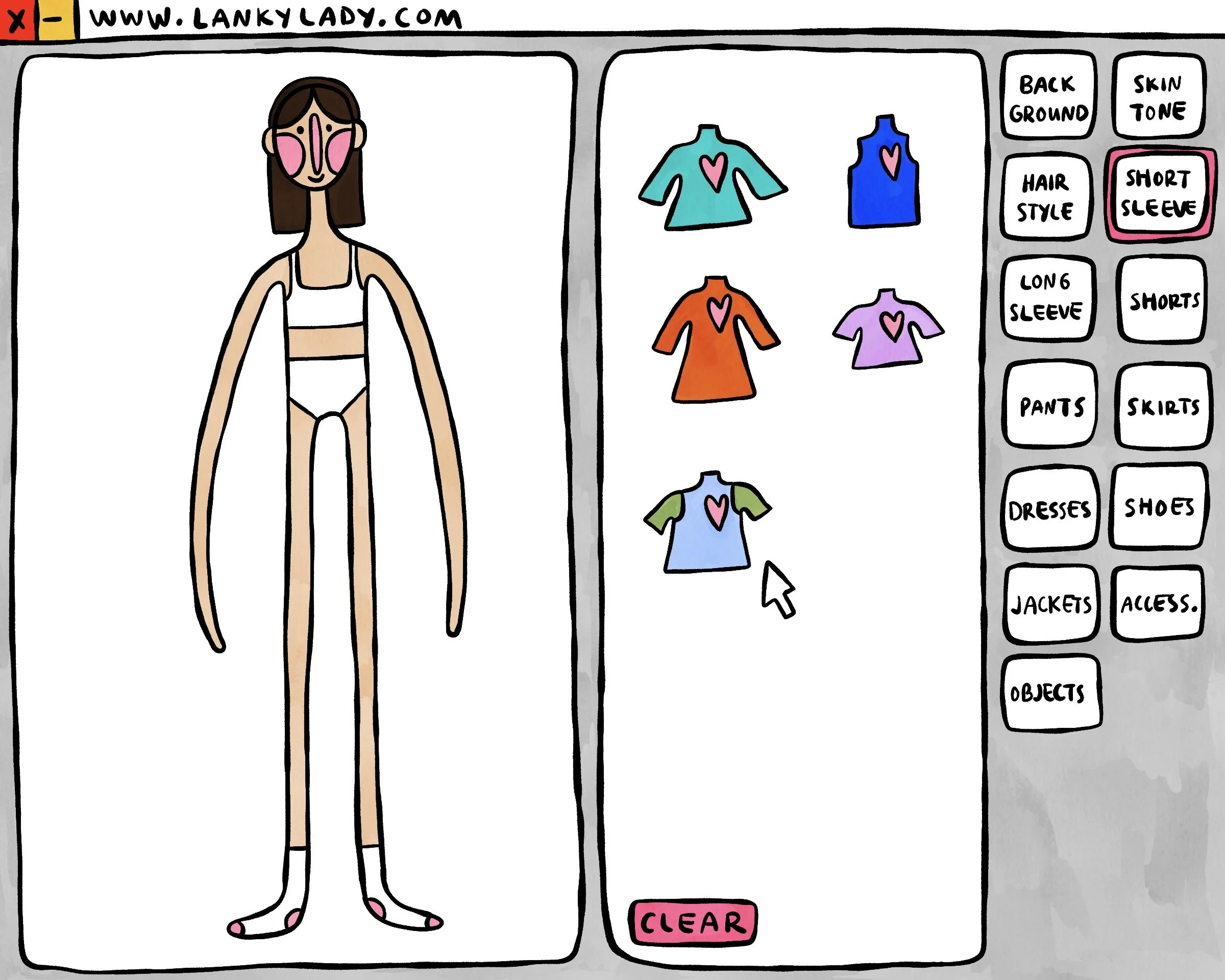 "fake dress up game" 