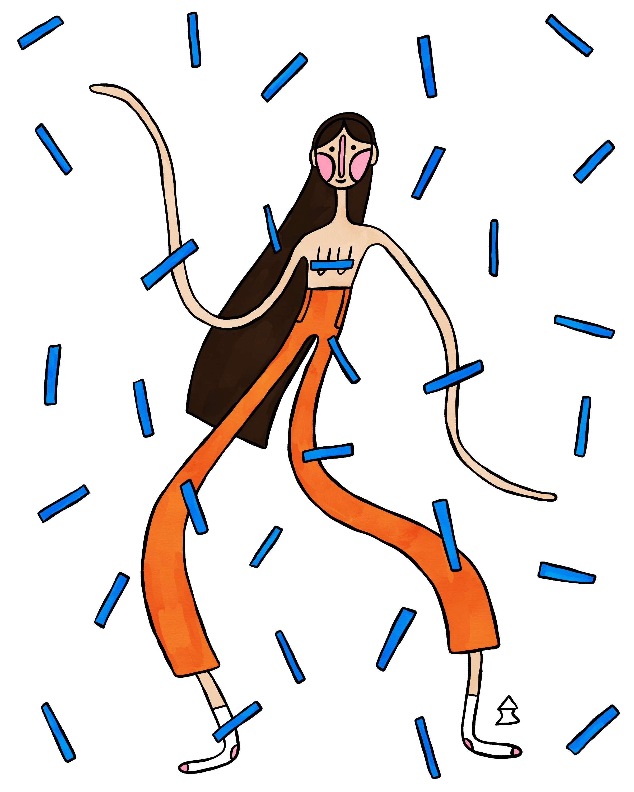 "creative censoring via confetti" 