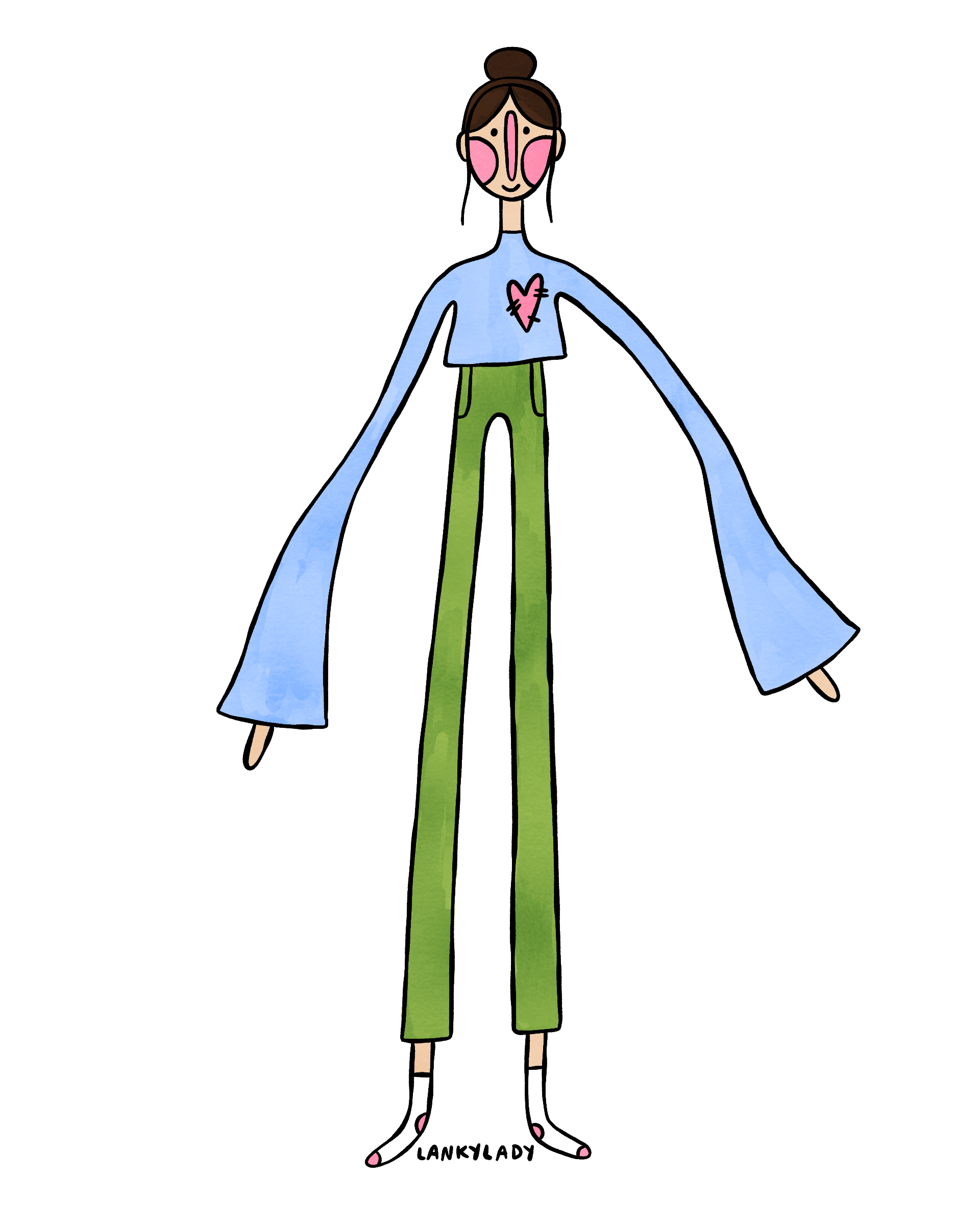 "flowy sleeves" 