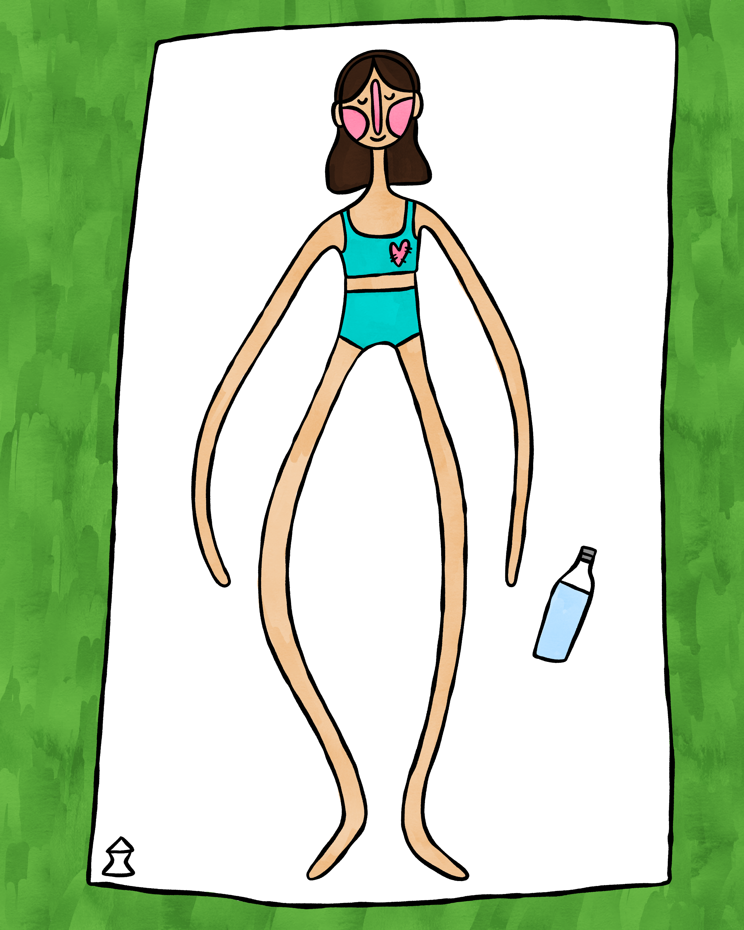 "wishing i was laying in some sun" 