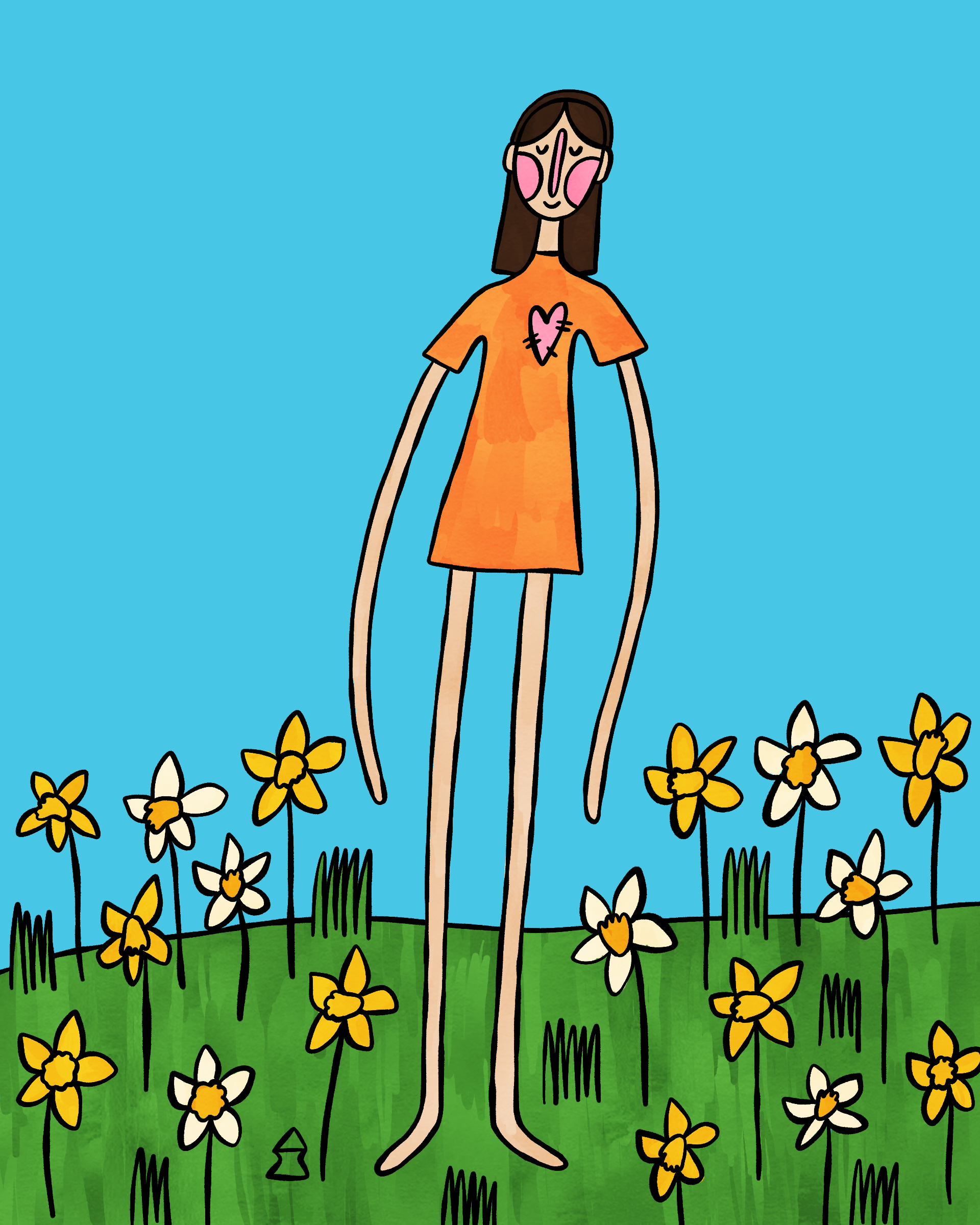 "the daffodils are in bloom" 