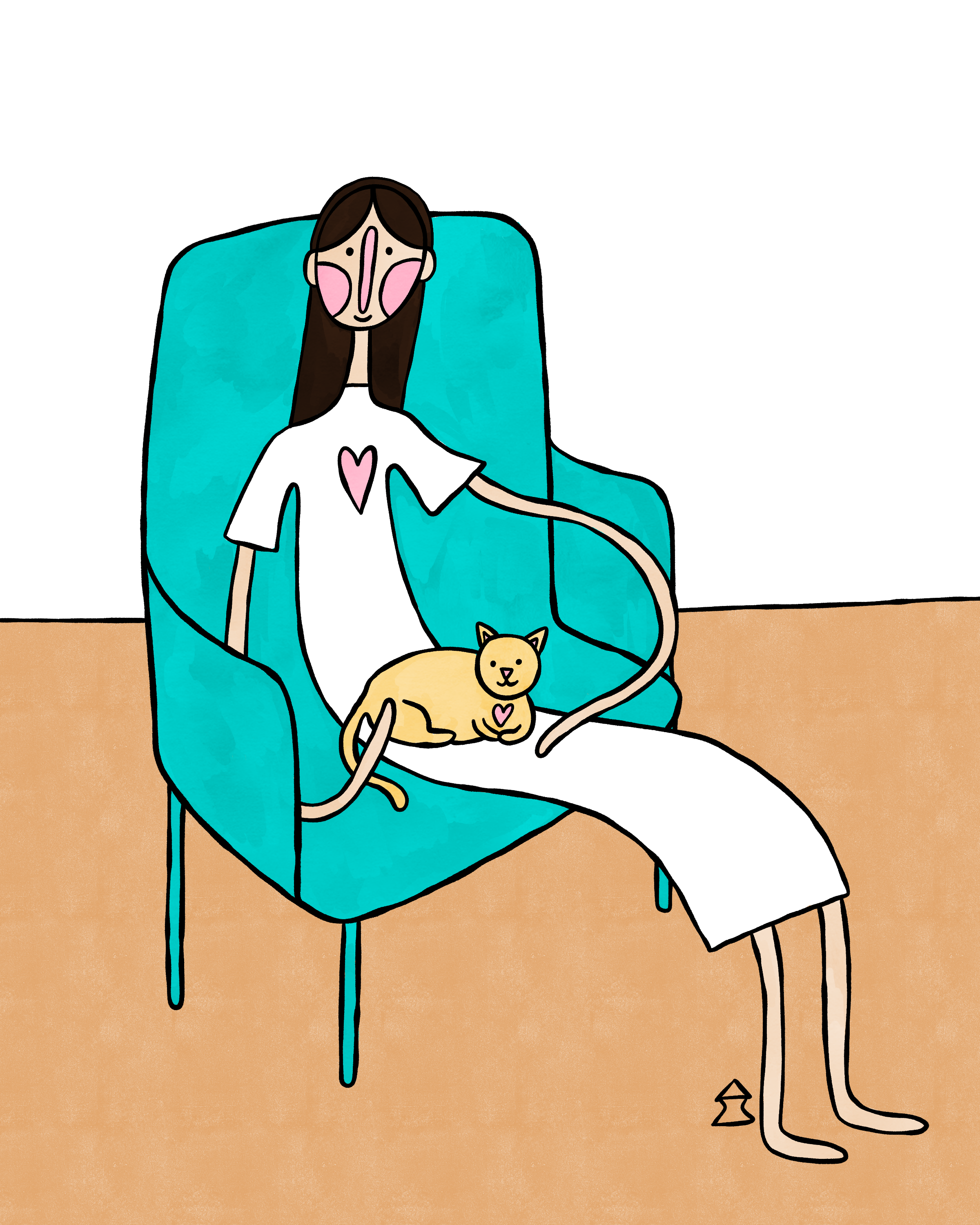 "love is stored in the cat on your lap" 