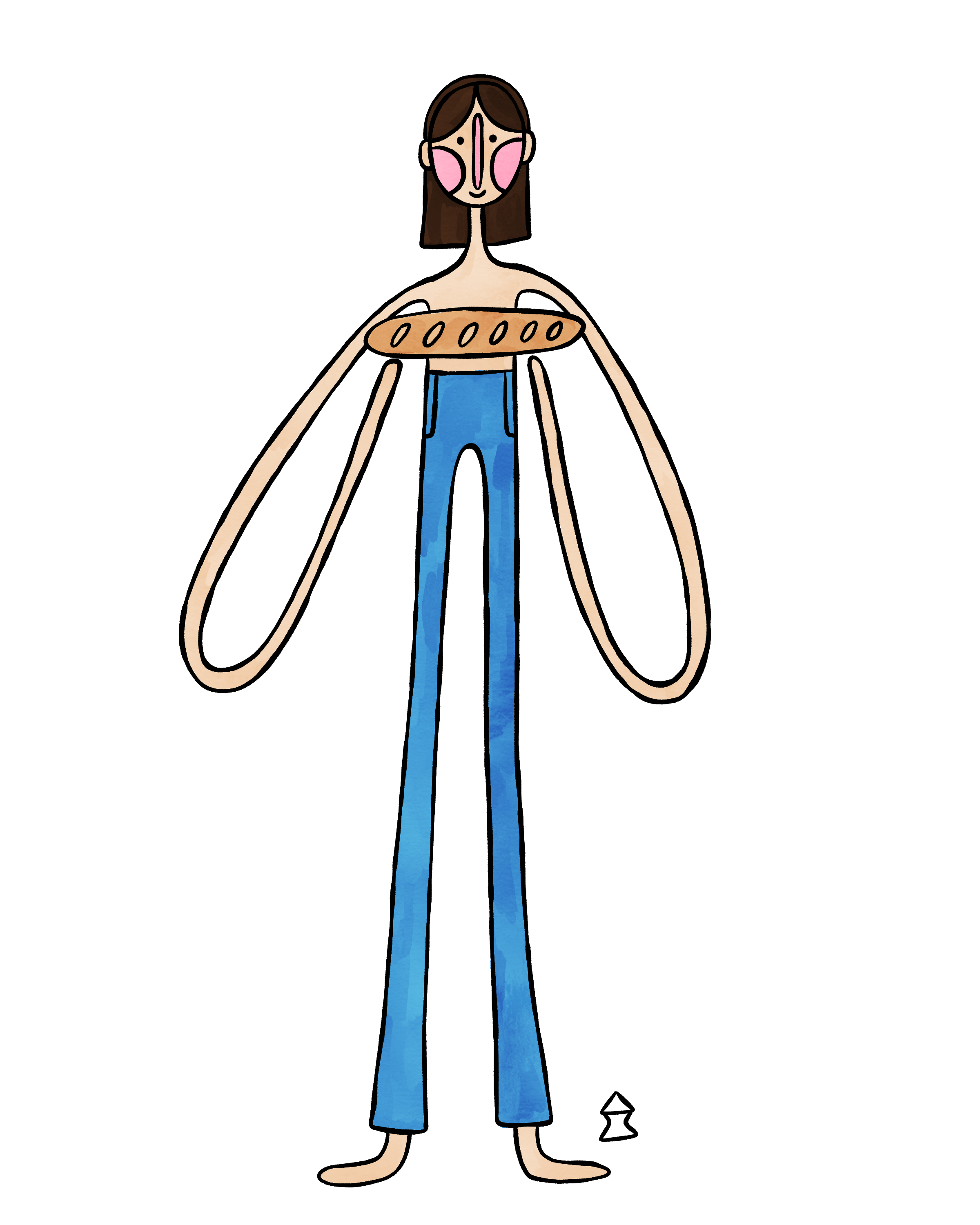 "in the mood for a toasty baguette slathered in butter" 