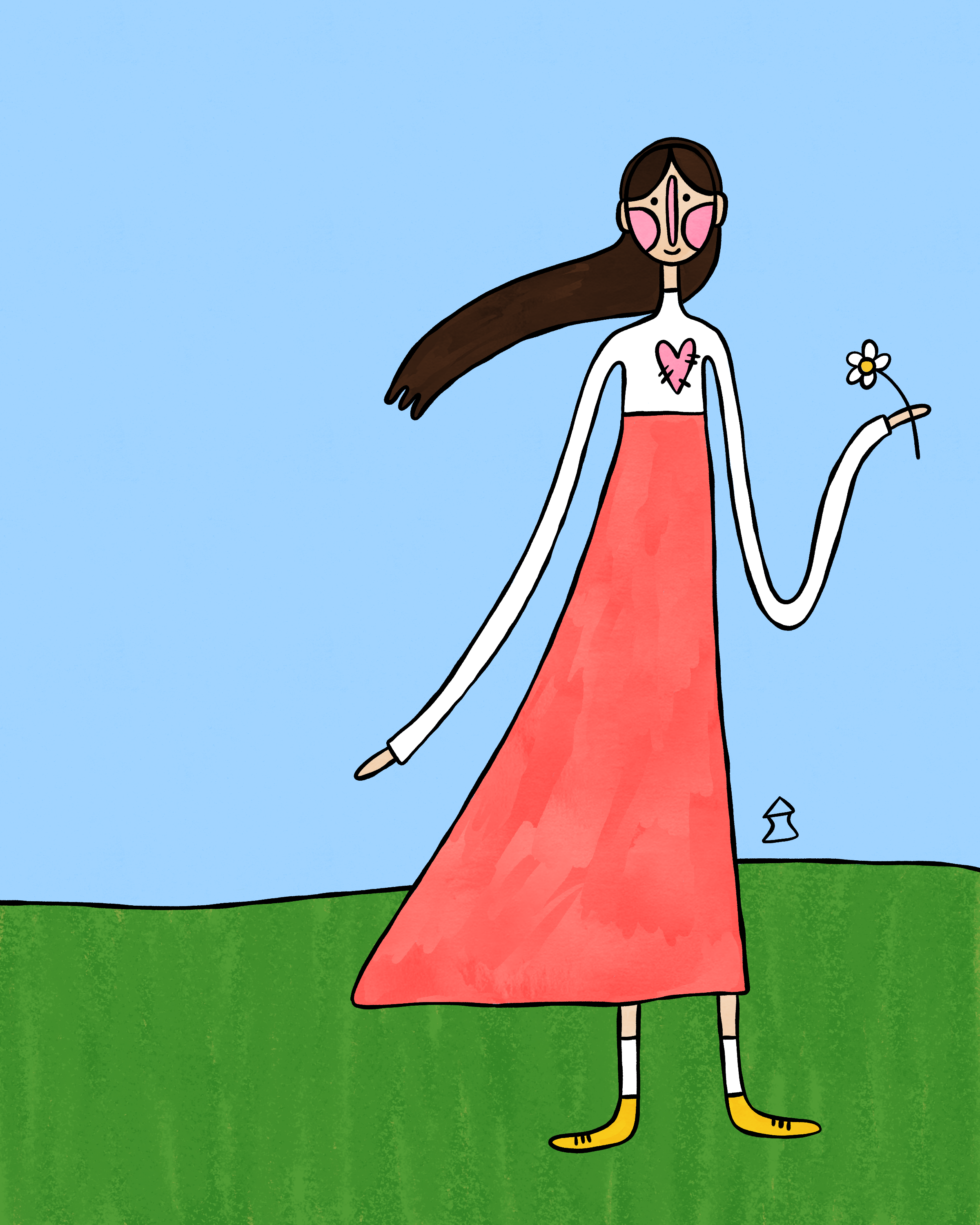 "blowing in the breeze" 