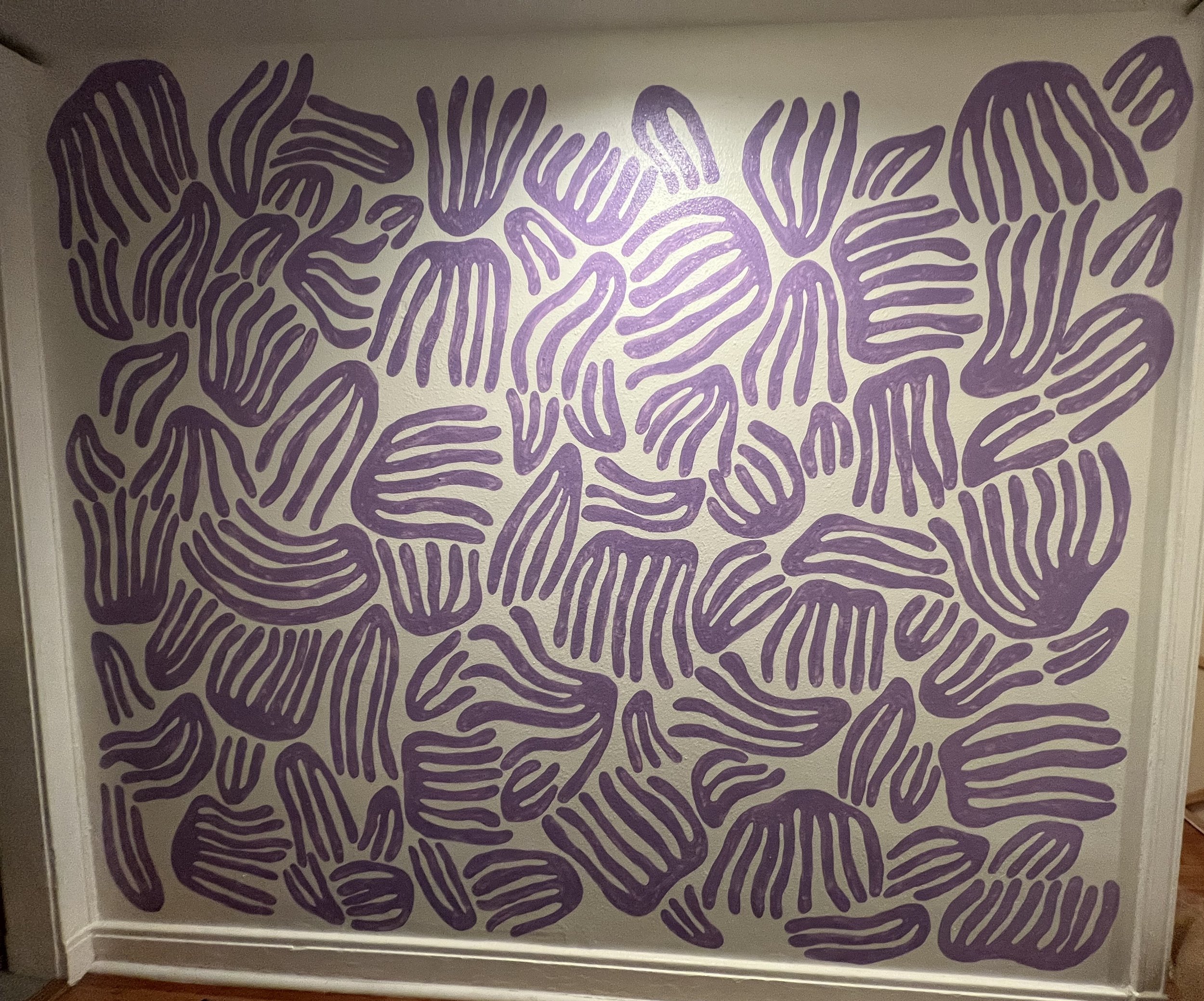 Matisse inspired mural, hand painted