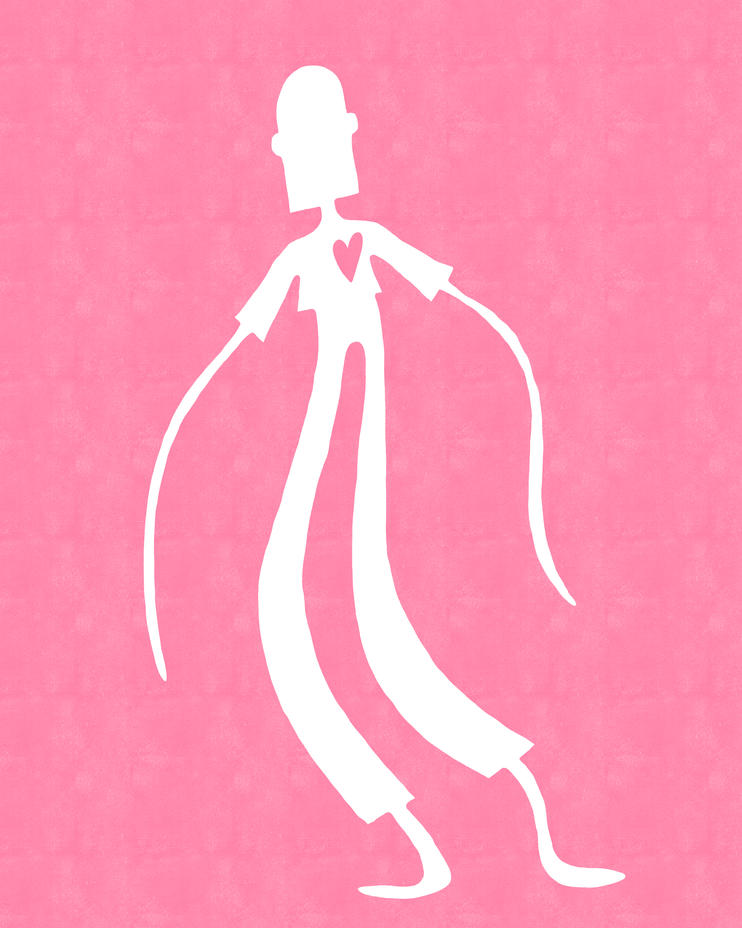 "playing with negative space" 