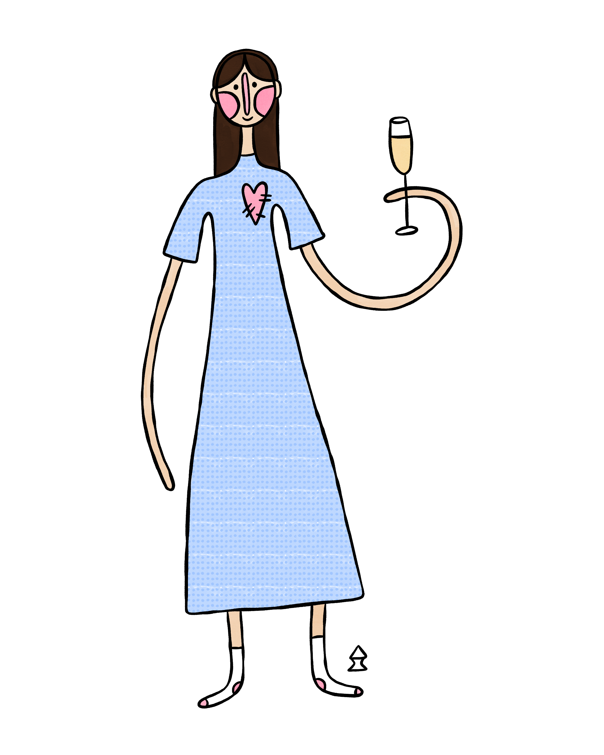 "have a little celebration for the new year tonight" 