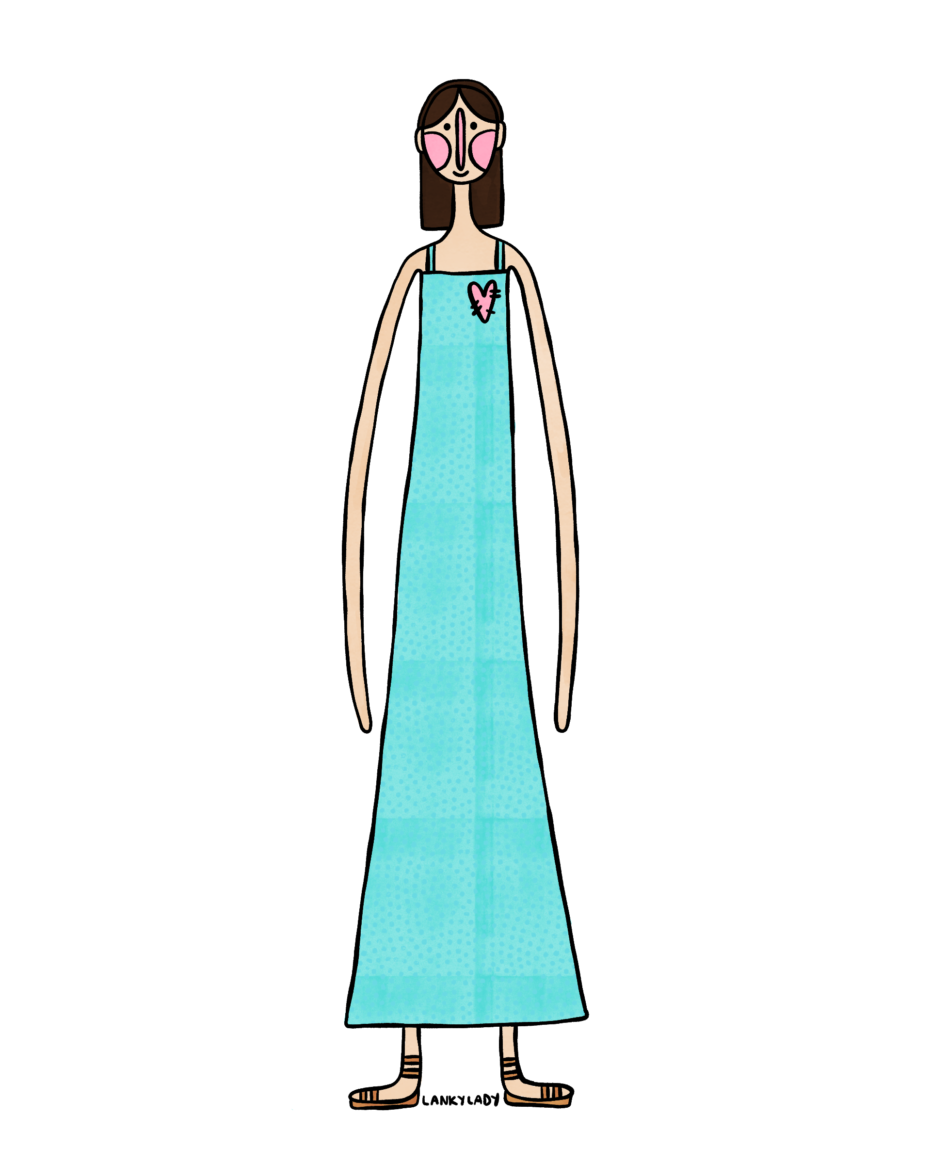 "summer dress and sandals" 