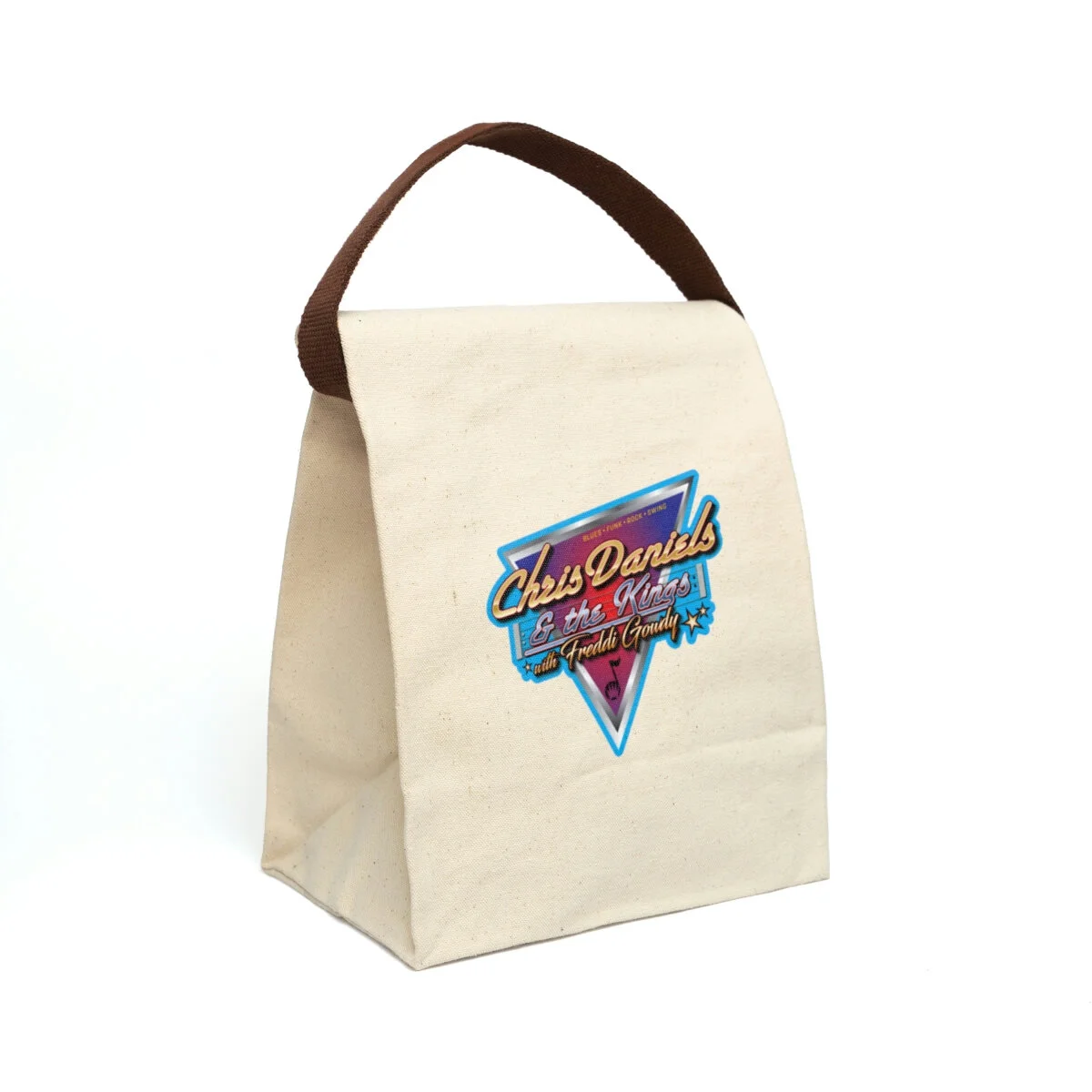 Canvas Lunch Bag With Strap Chris Daniels and the Kings w Freddi Gowdy